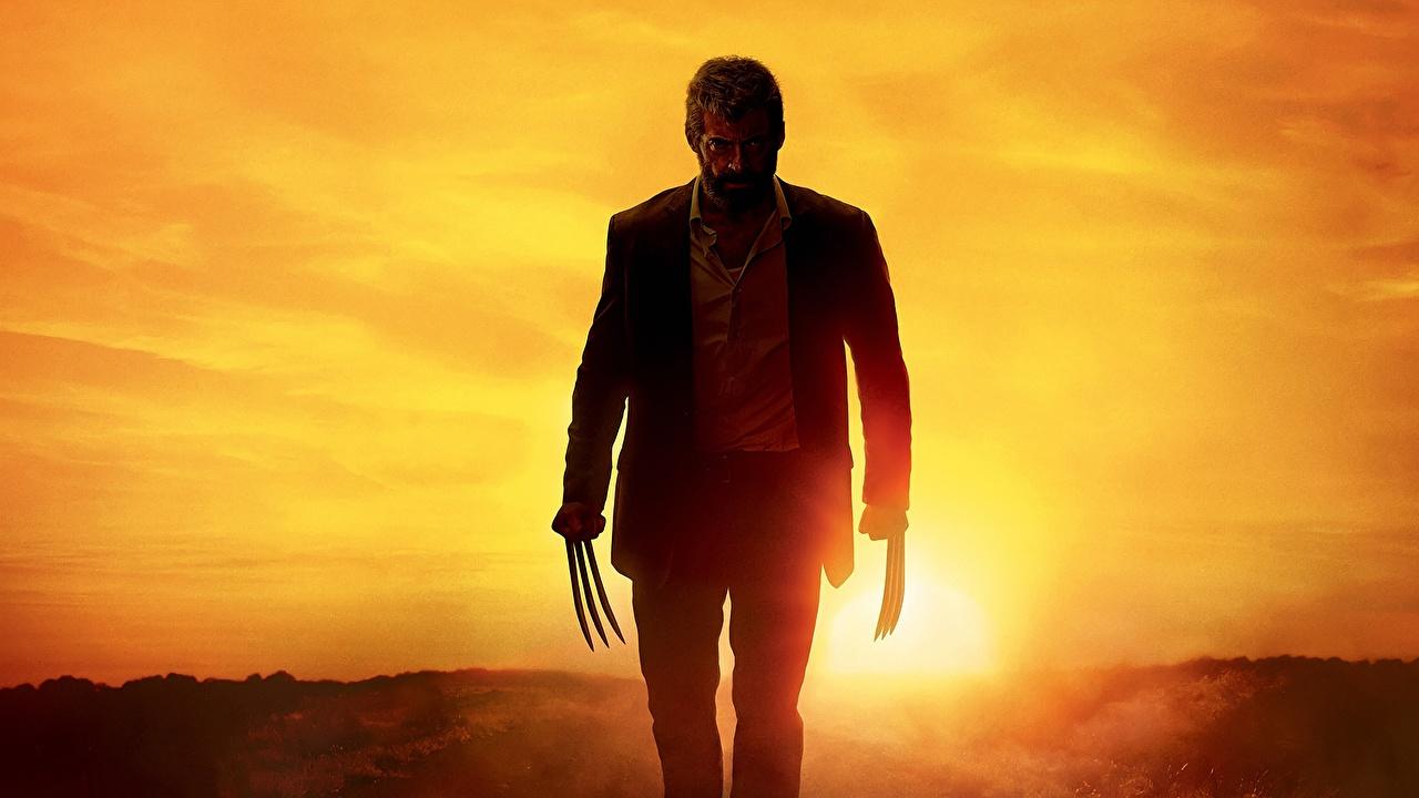 1280x720 Desktop Wallpaper Logan (film) Hugh Jackman Wolverine hero Men Claw