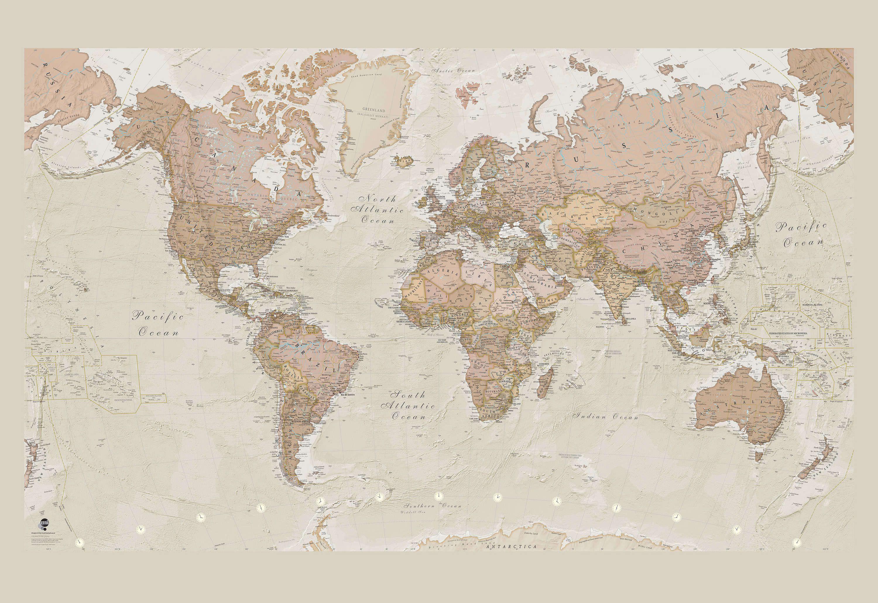 3000x2060 Old World Map Wallpaper