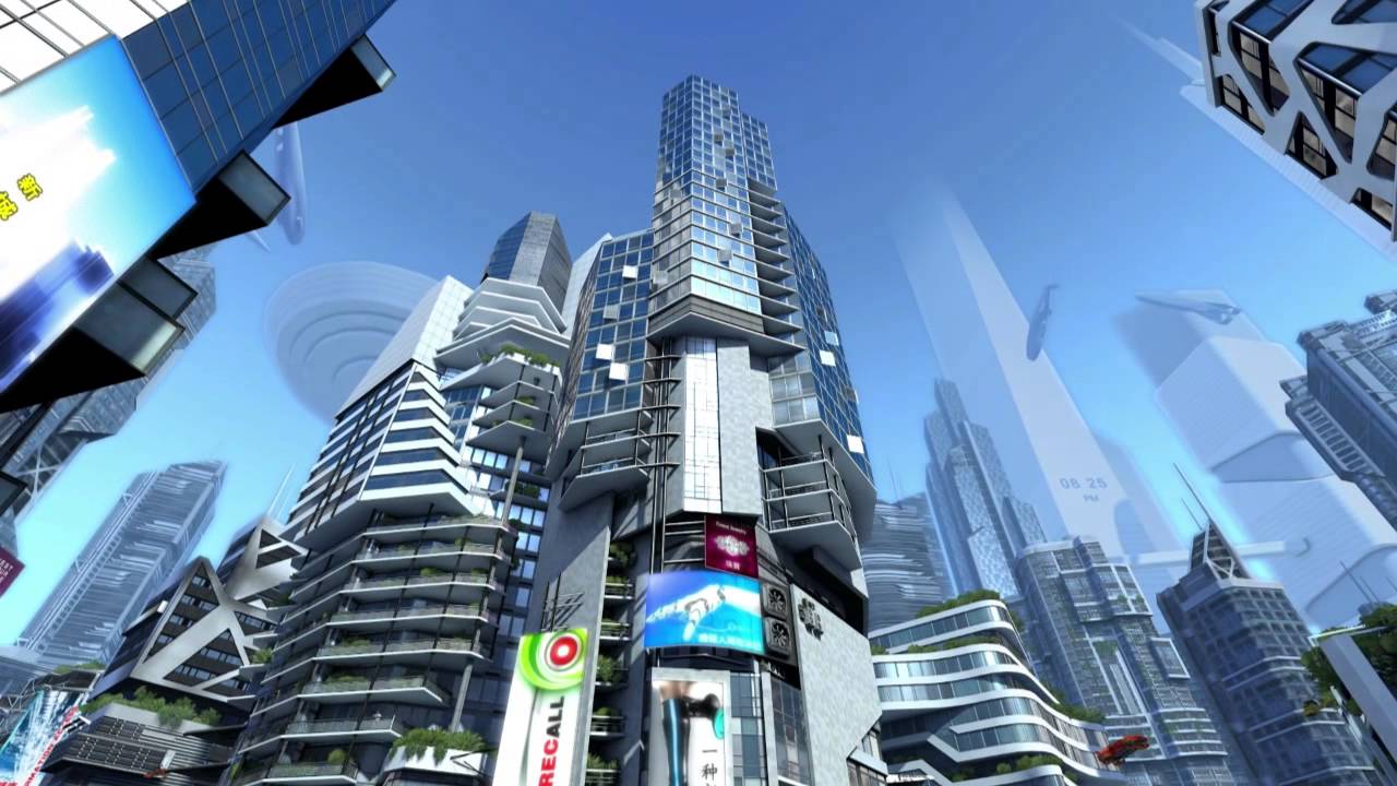 1280x720 3D city wallpaper, metropolitan area, metropolis, skyscraper, architecture, city
