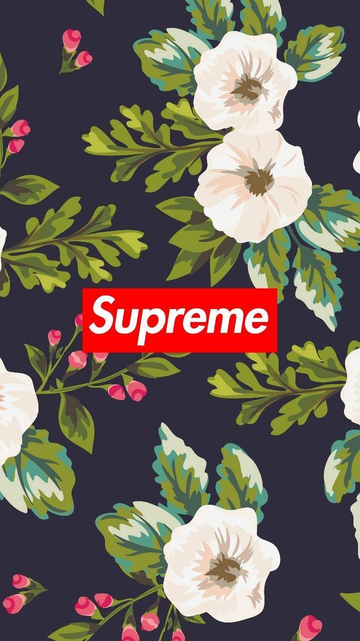 720x1280 Supreme Flower Wallpaper