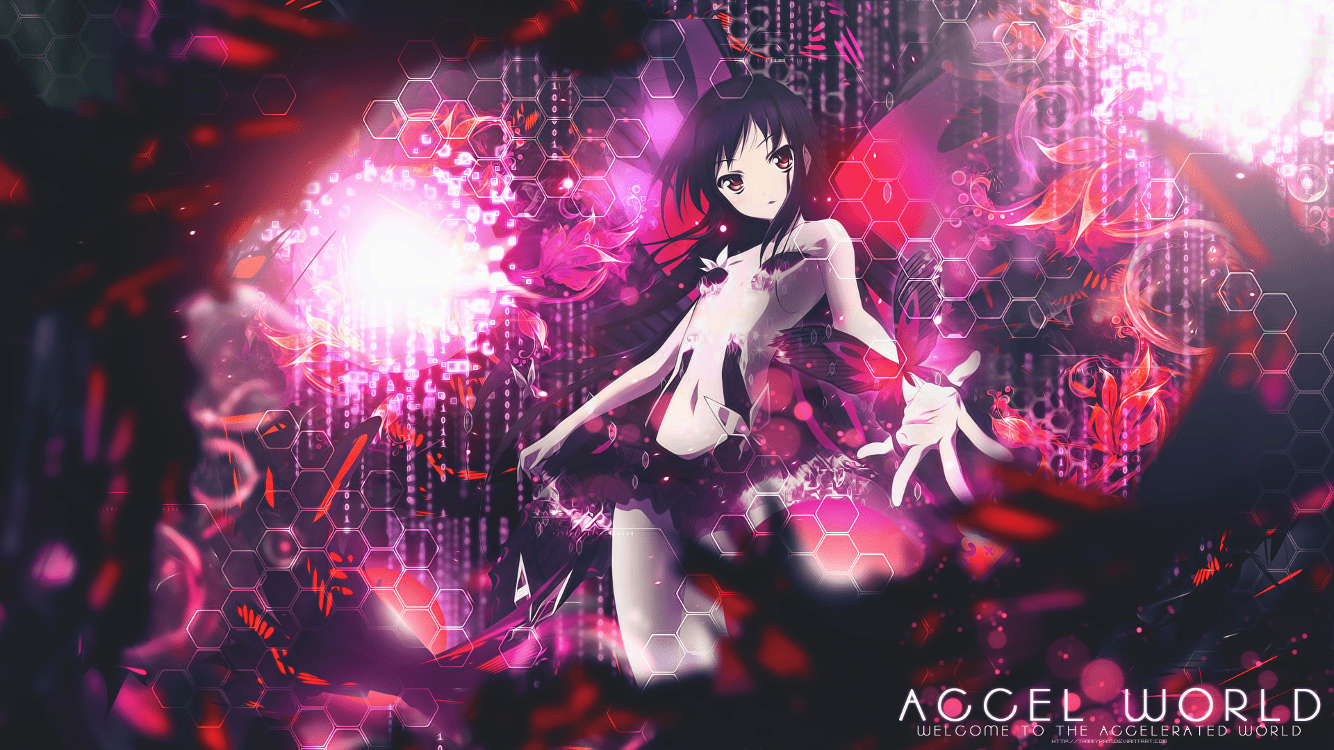 1920x1080 Kuroyukihime (Accel World) HD Wallpaper and Background