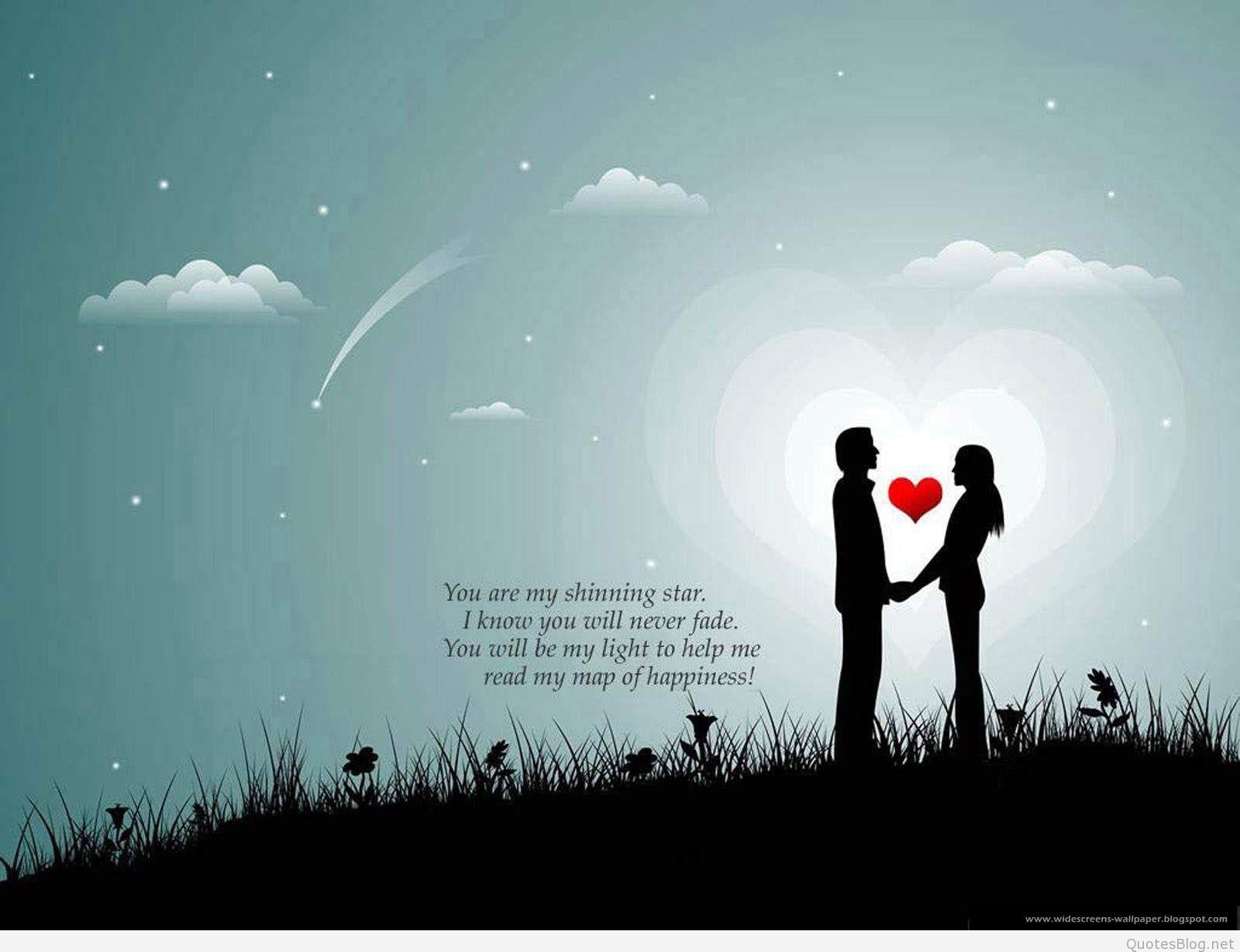 1600x1228 Romantic Wallpaper With Quotes