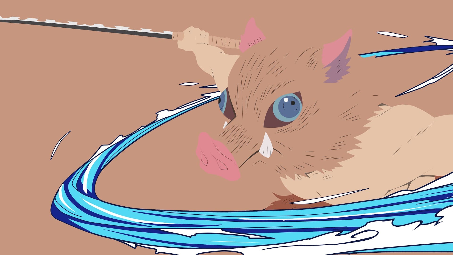 1920x1080 Inosuke Hashibira Wallpaper Hashibira Background