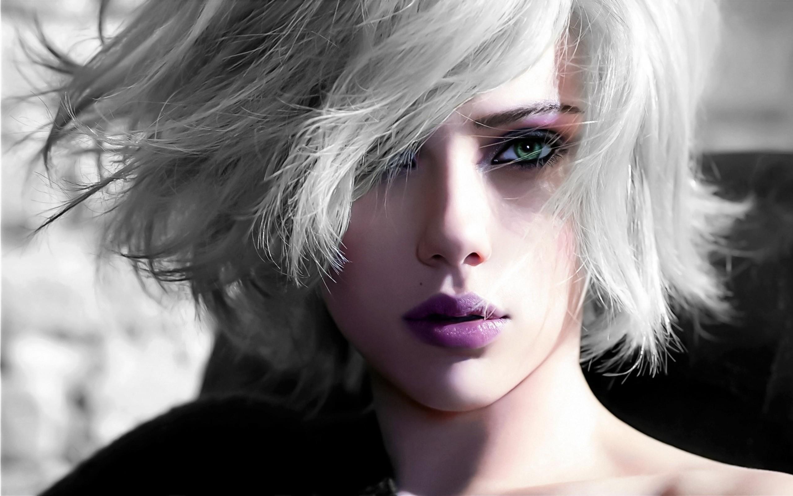 2560x1600 Scarlett johansson, Makeup, Style, Beautiful wallpaper