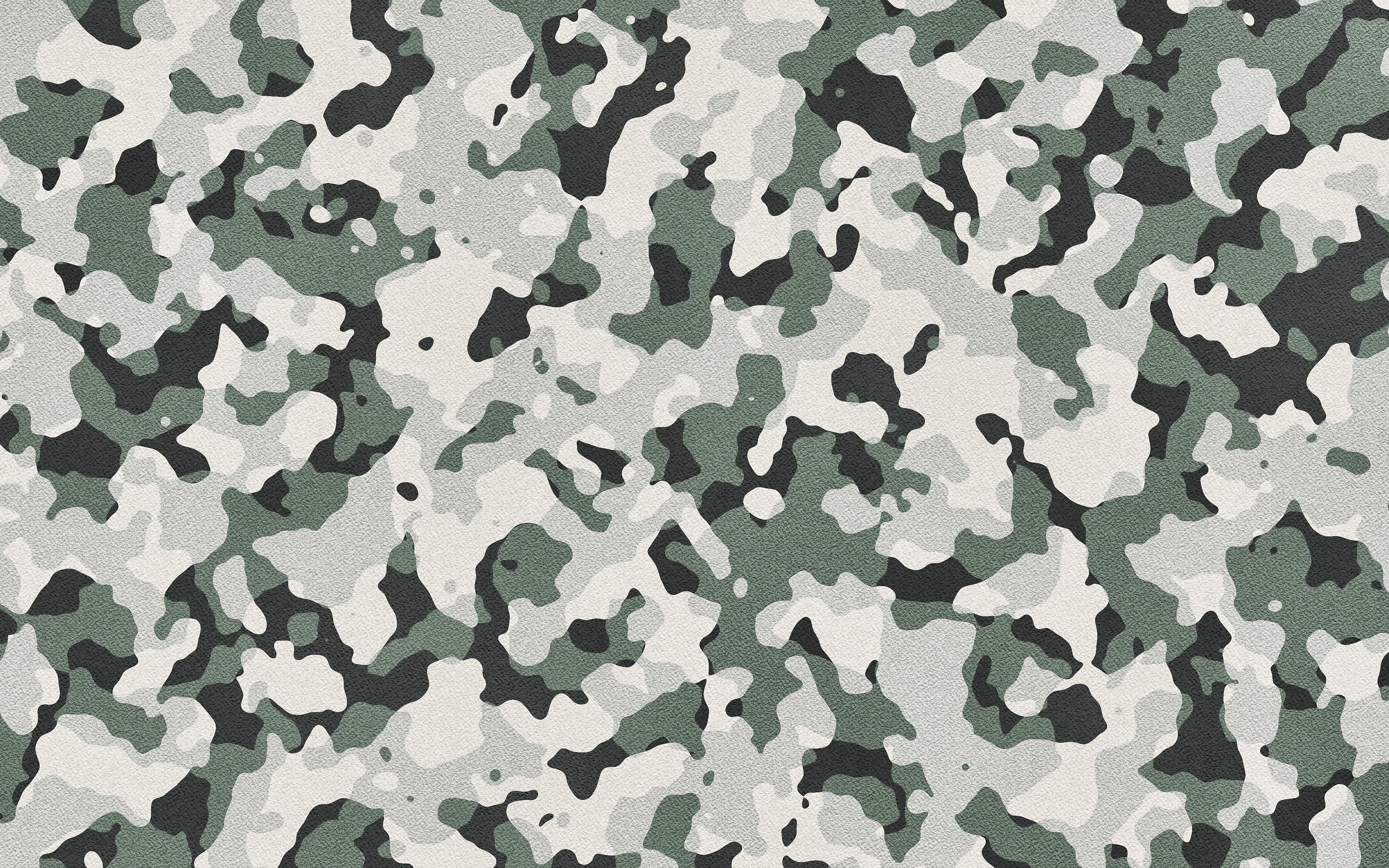 3840x2400 Download wallpaper winter camouflage, 4k, camouflage pattern, military camouflage, gray background, white camouflage for desktop with resolution 3840x2400. High Quality HD picture wallpaper