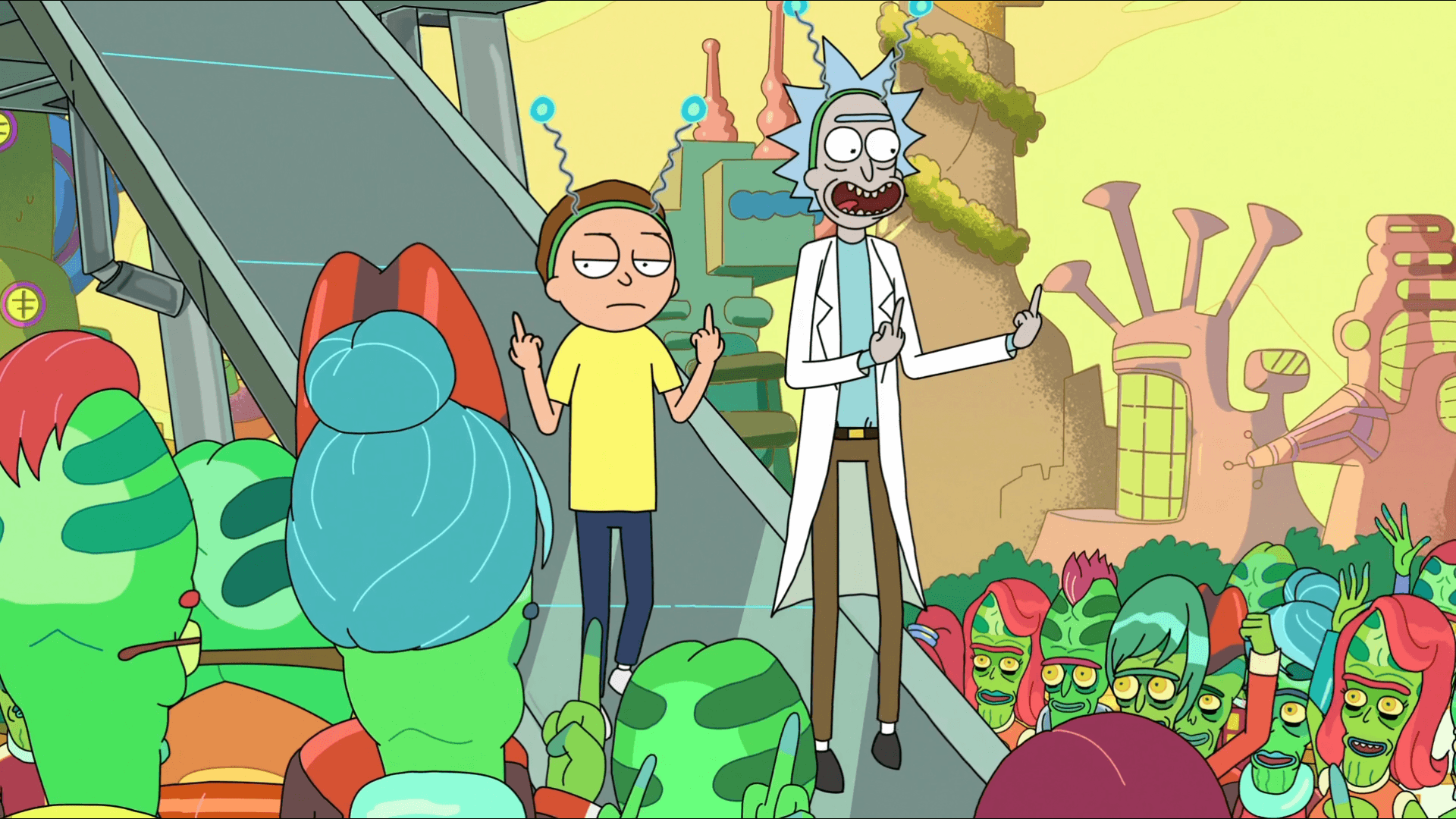 Wallpaper rick and morty, tv series, cartoon, digital art desktop wallpaper,  hd image, picture, background, 961542 | wallpapersmug