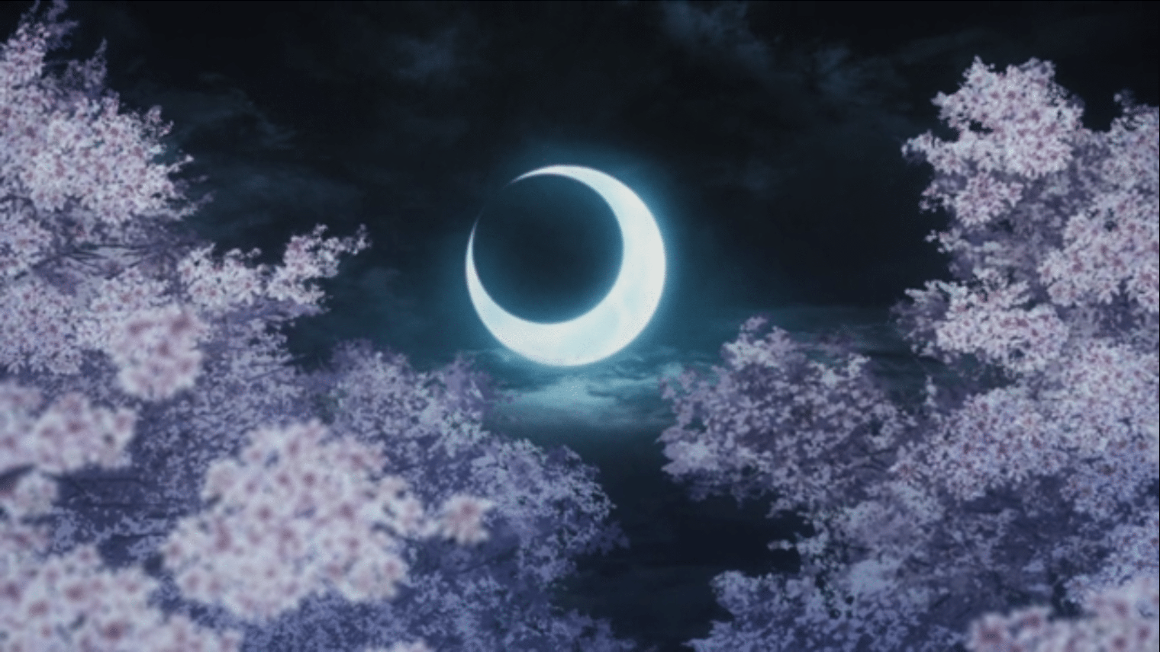 3840x2160 Demon slayer moon