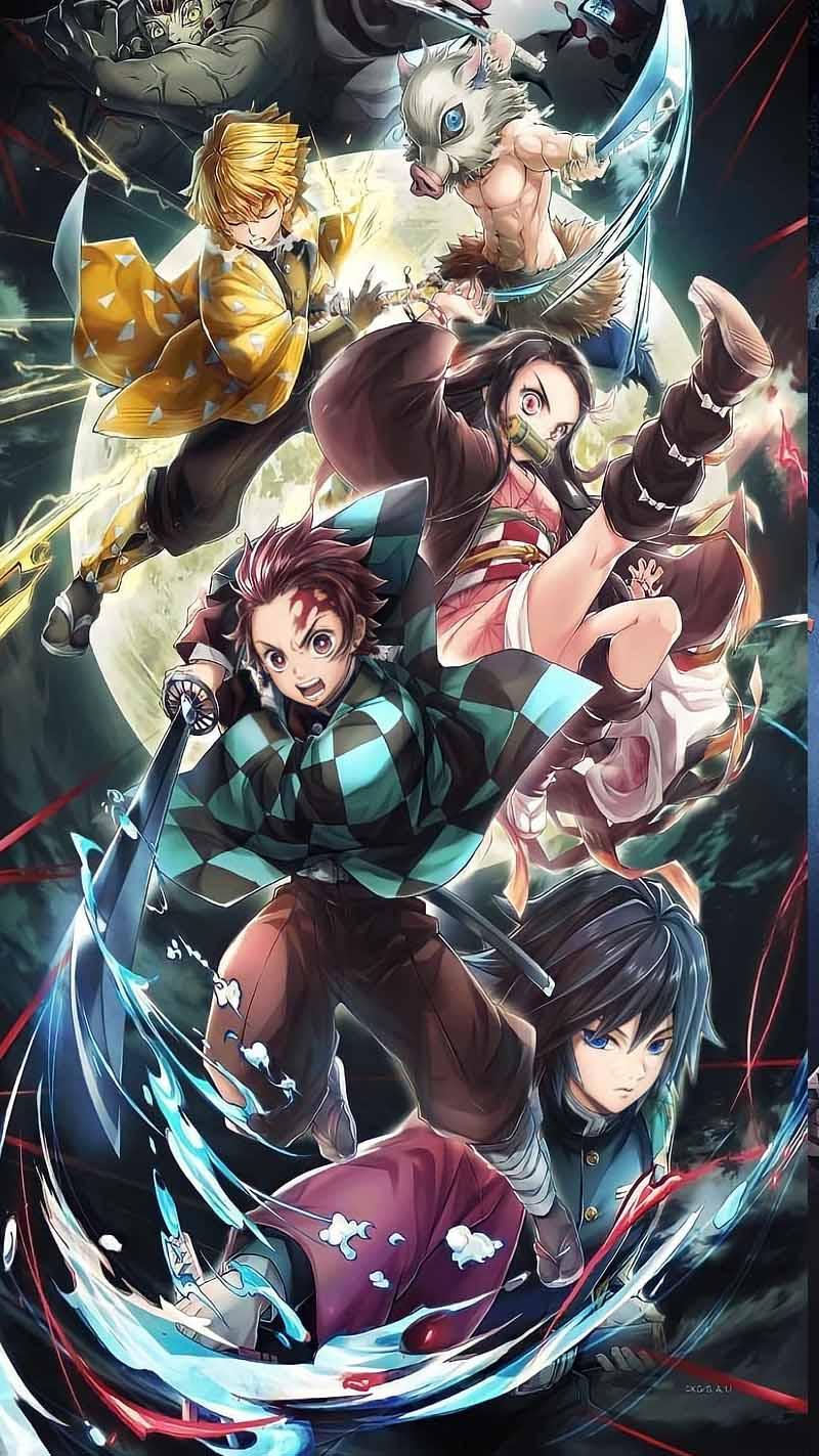 Demon Slayer 4k iPhone Wallpapers Top Free Demon Slayer 4k iPhone