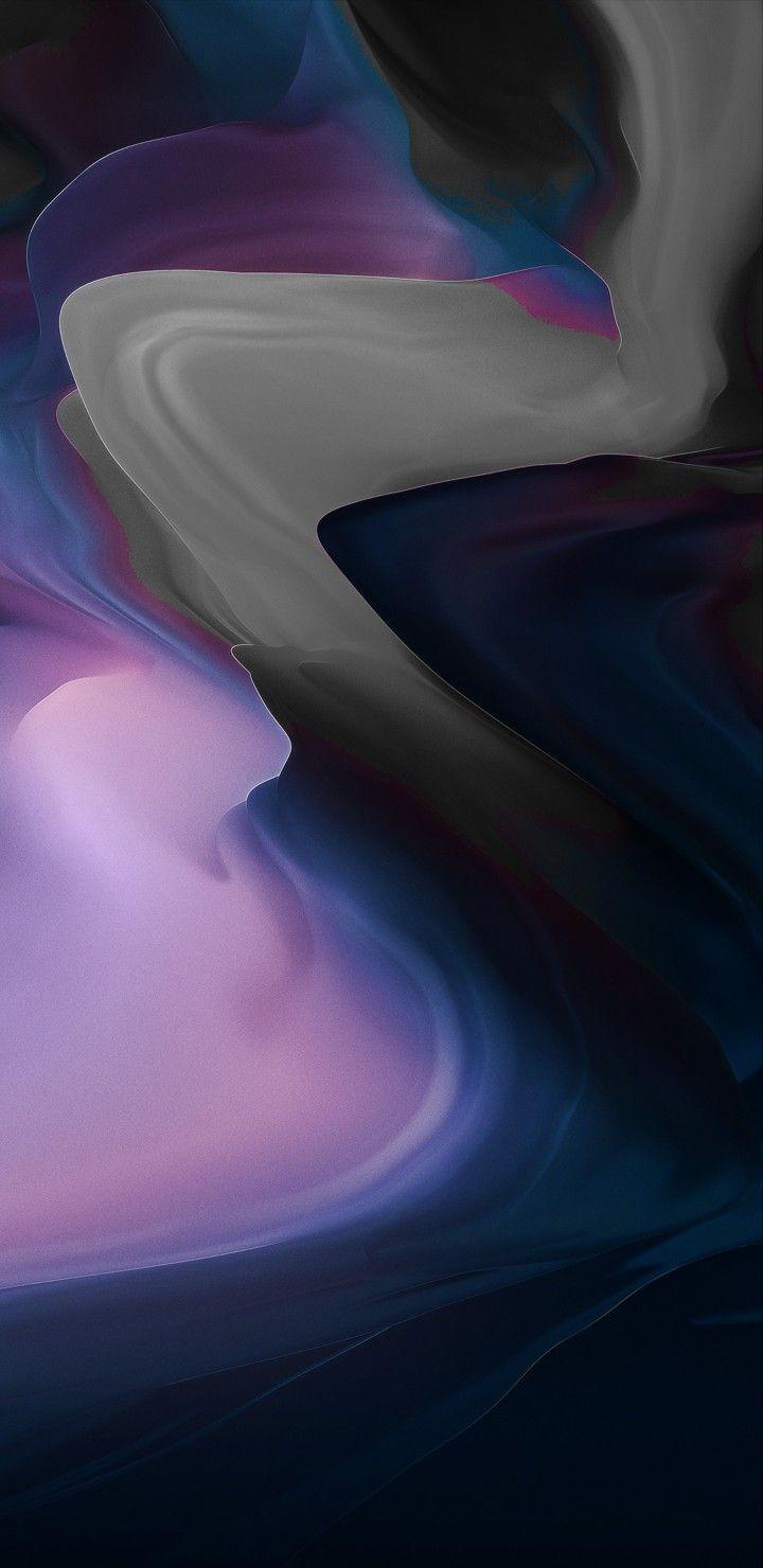 720x1480 Blue and Purple, Grey and Black Modern Abstract Phone Wallpaper / Background. #phone #phonewallpaper #wallpa. Графические обои, Обои для iphone, Обои для телефона