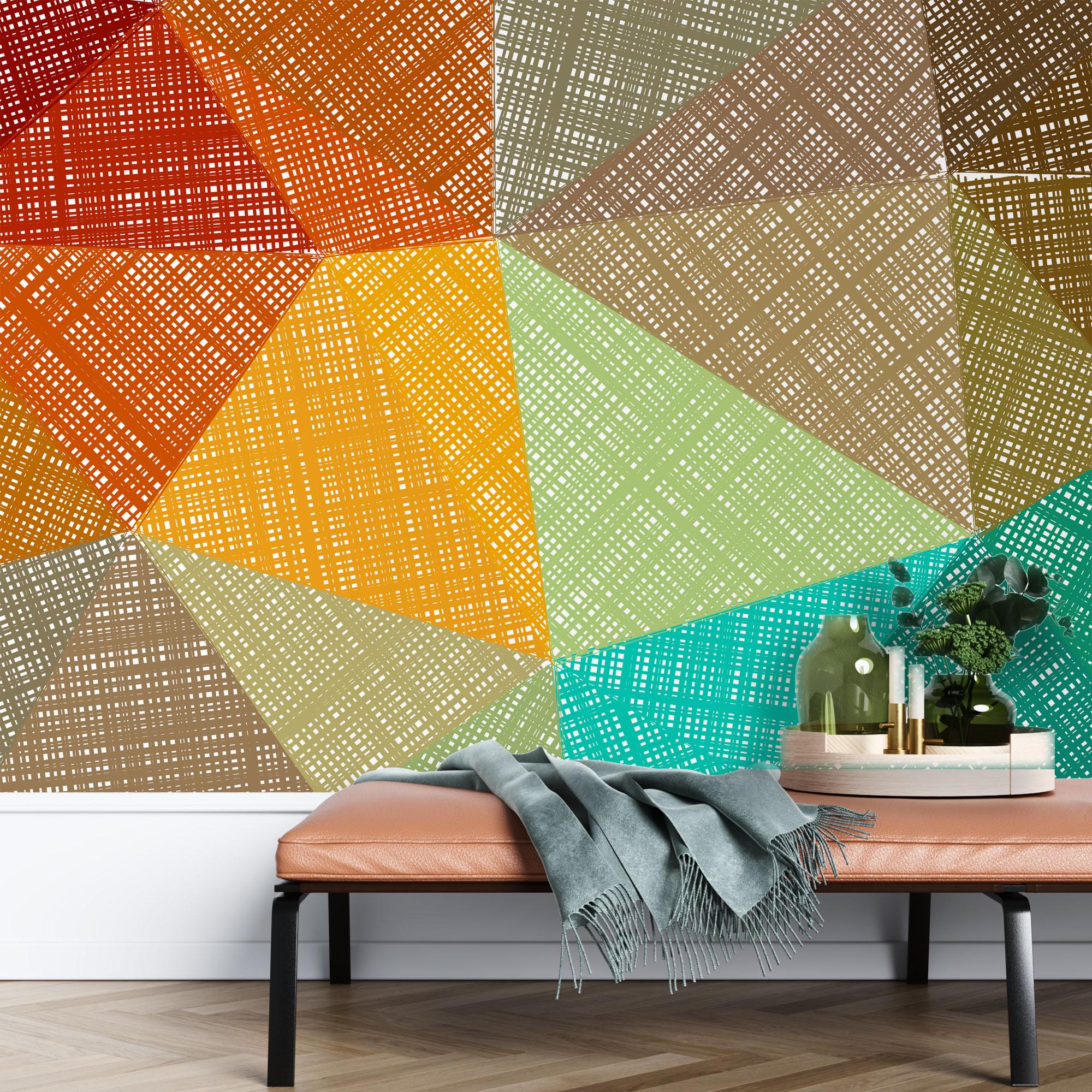 2000x2000 Line Pattern Geometric Wallpaper, PVC Free, Non Toxic Murals, Wall Paper Decor, Home Decor