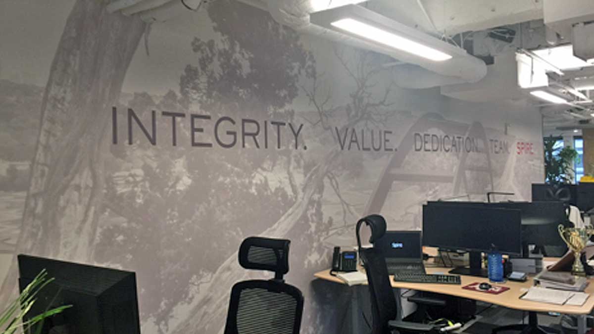 1200x675 Digitally Printed Wallpaper for Business or Home from Texas Custom Signs