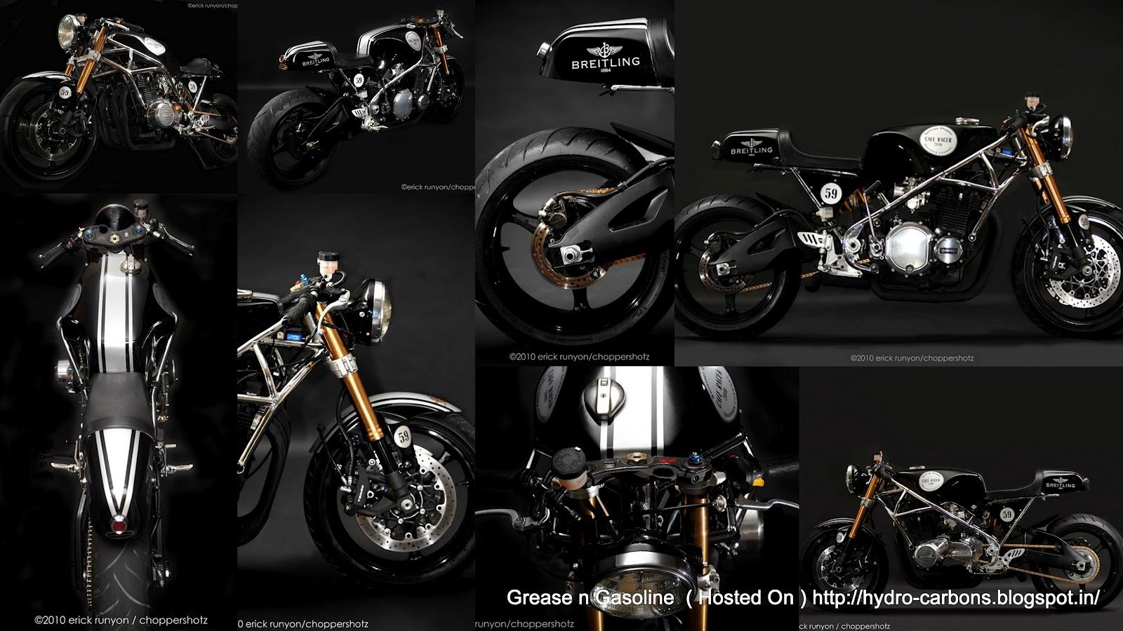 1600x900 Breitling Cafe Racer by Santiago Choppers. Grease n Gasoline