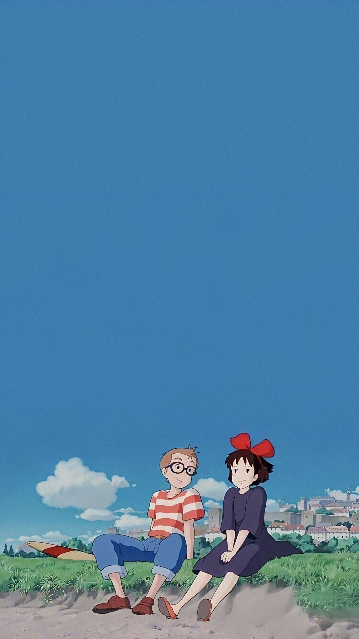1150x2048 Zaynab Ghibli Wallpaper ⛅️