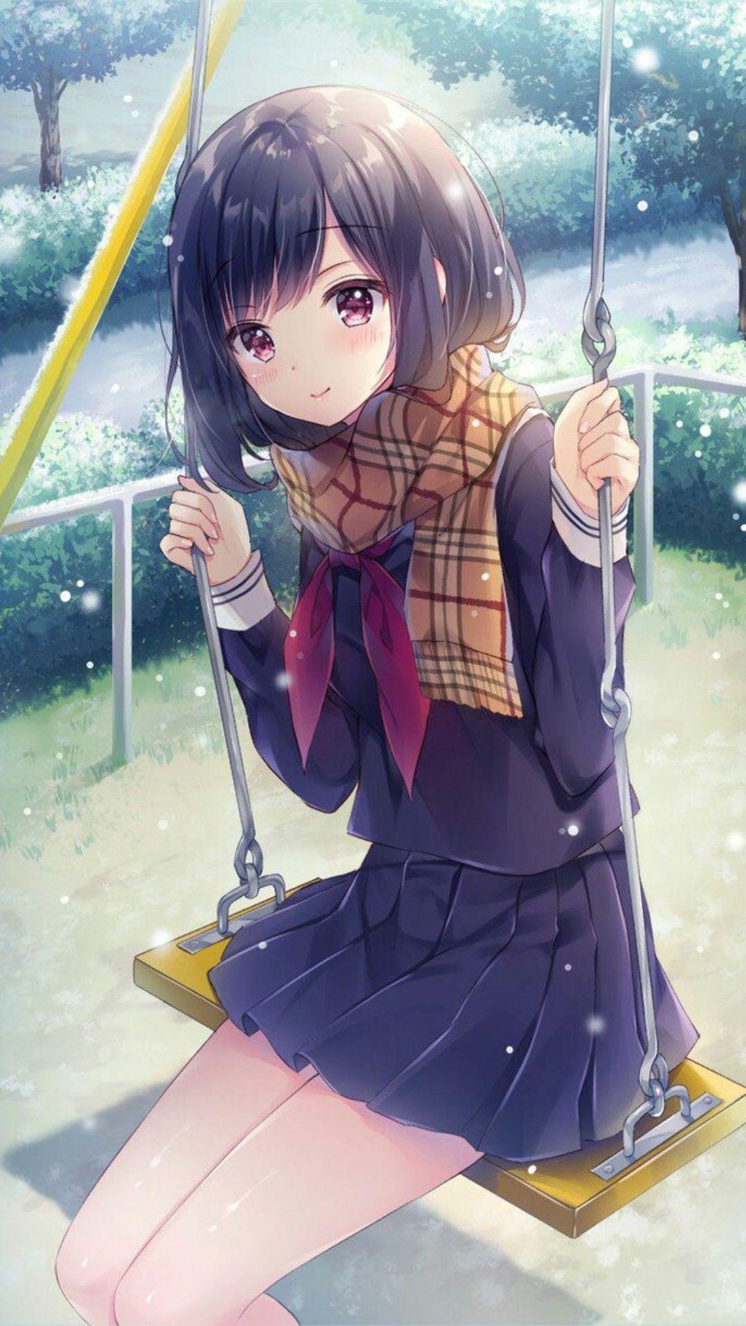 1080x1920 Cute Anime Girl Wallpaper Cute Anime Girl Background Download