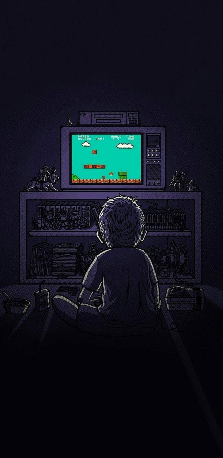 728x1497 Game rooms throughout the decades. Fondo de pantalla de android, Fondos de pantalla estrellas, Wallpaper games