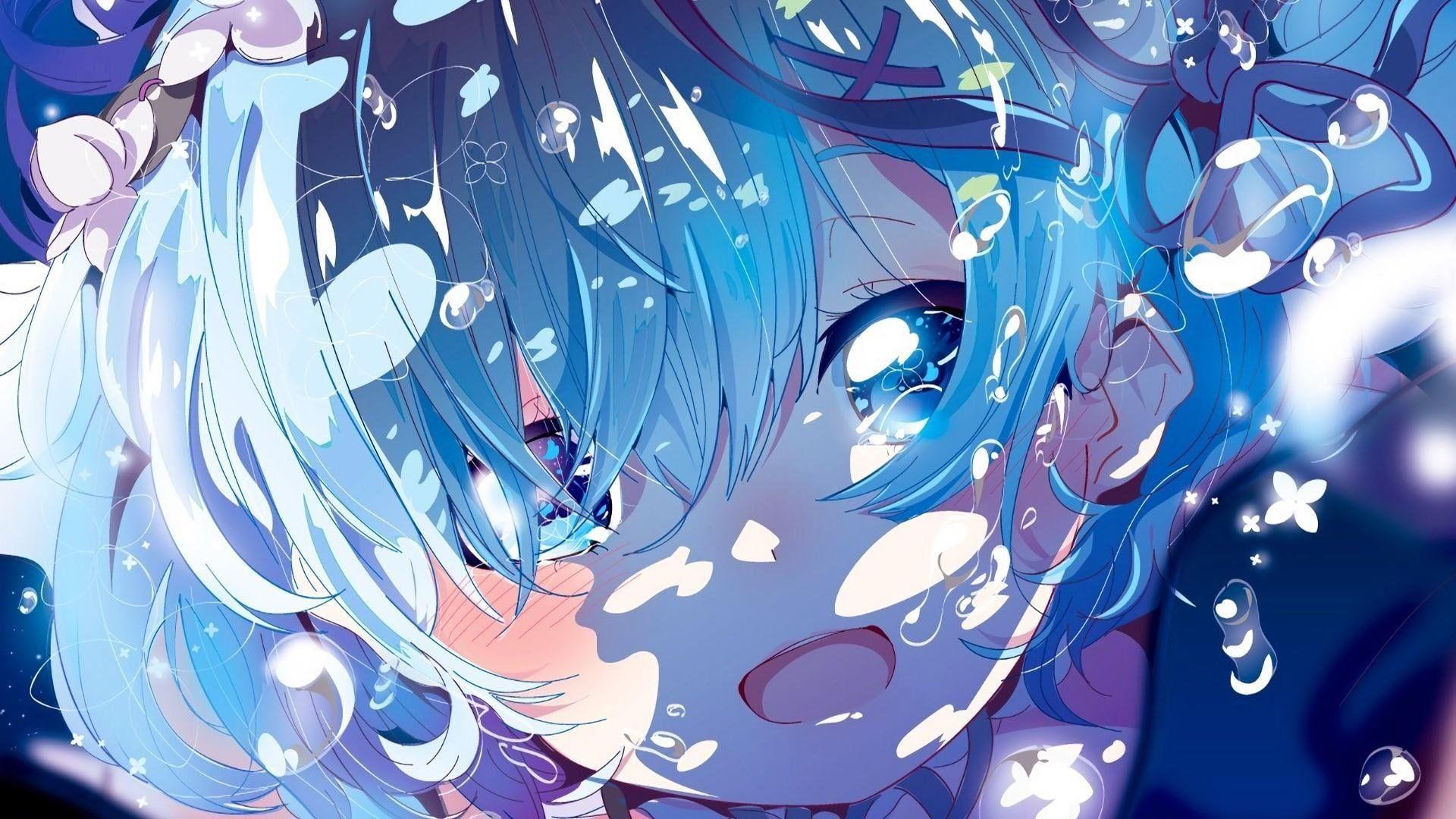 1920x1080 This wallpaper is about Rem, rezero, anime, kawaii, ram wallpaper, Download HD wallpaper for Desktop, or Mobile in best qua. Anime, Ram wallpaper, Aesthetic anime