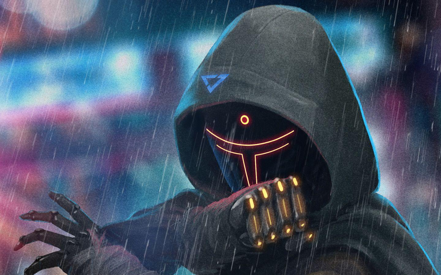 1440x900 Cyber Ninja Wallpaper