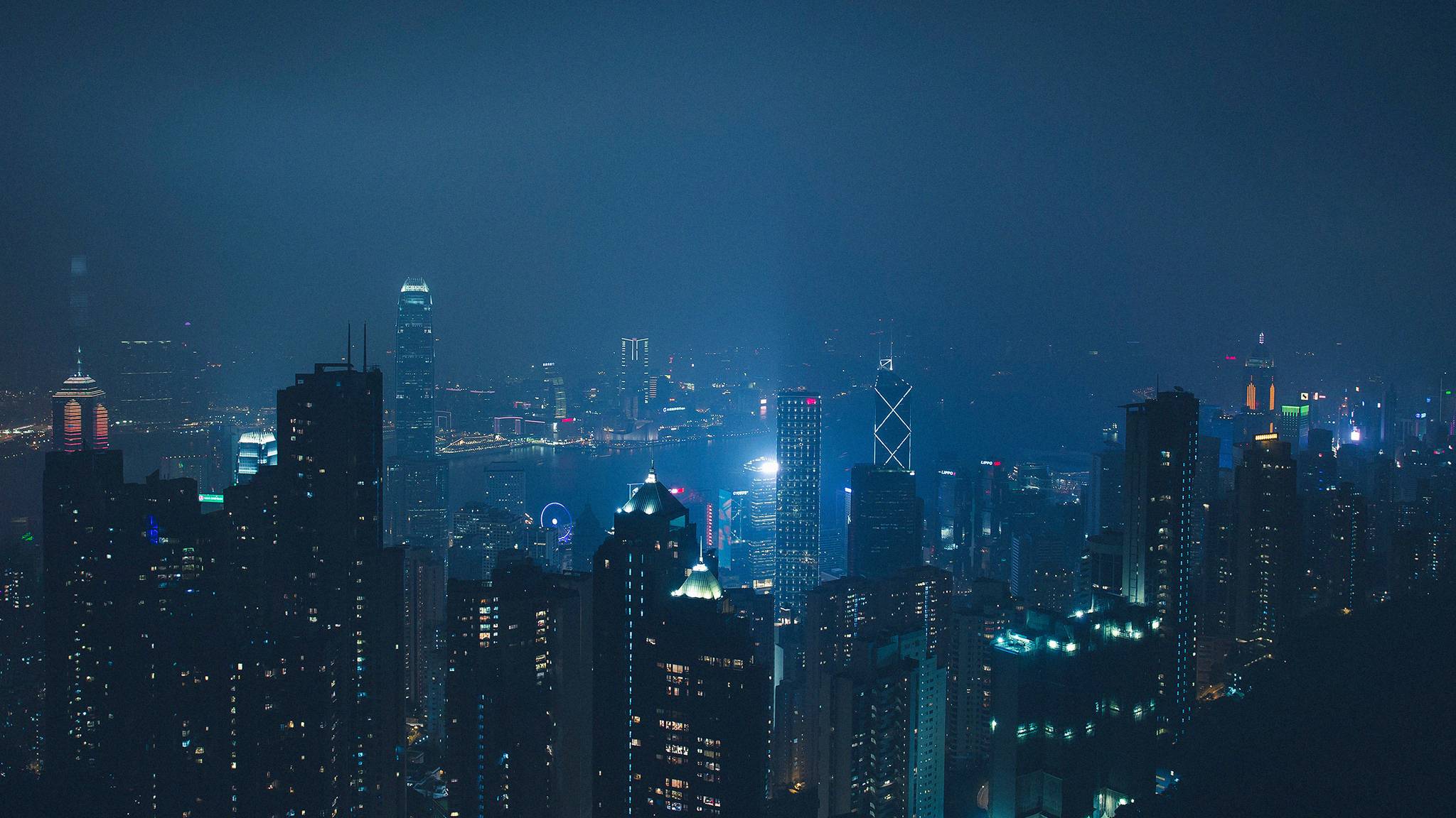 2048x1152 A City At Night 4k 2048x1152 Resolution HD 4k Wallpaper, Image, Background, Photo and Picture