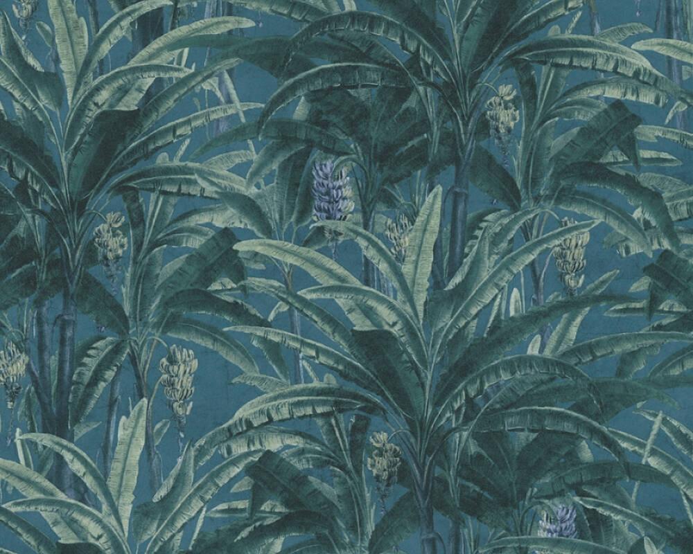 1000x800 A.S. Création Wallpaper «Jungle, Blue, Green» 364801
