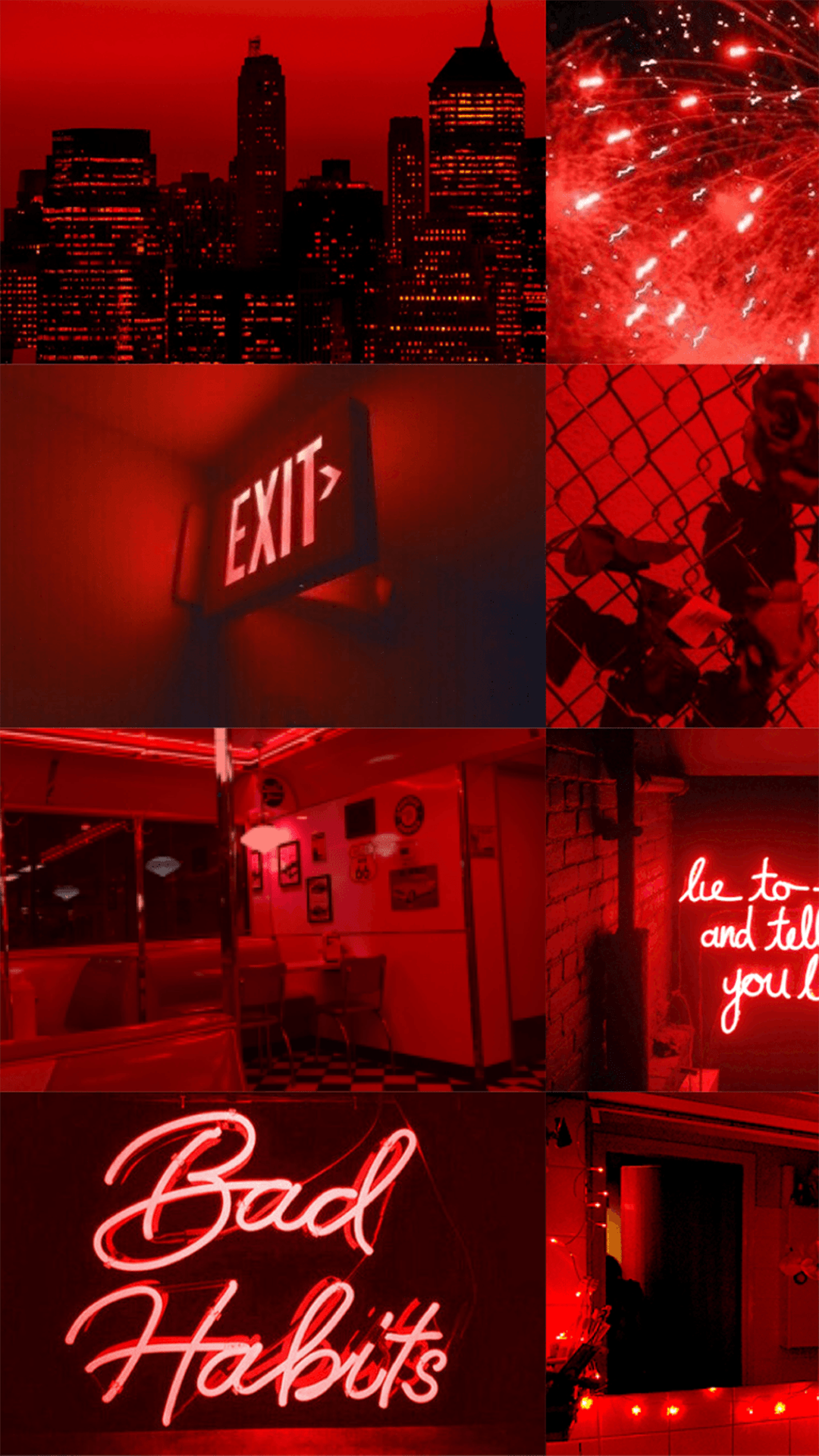 1080x1920 Light Red Aesthetic iPhone Wallpaper