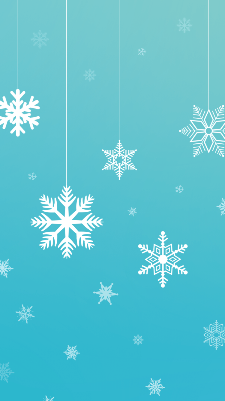 750x1334 Snowflake Wallpaper iPhone image