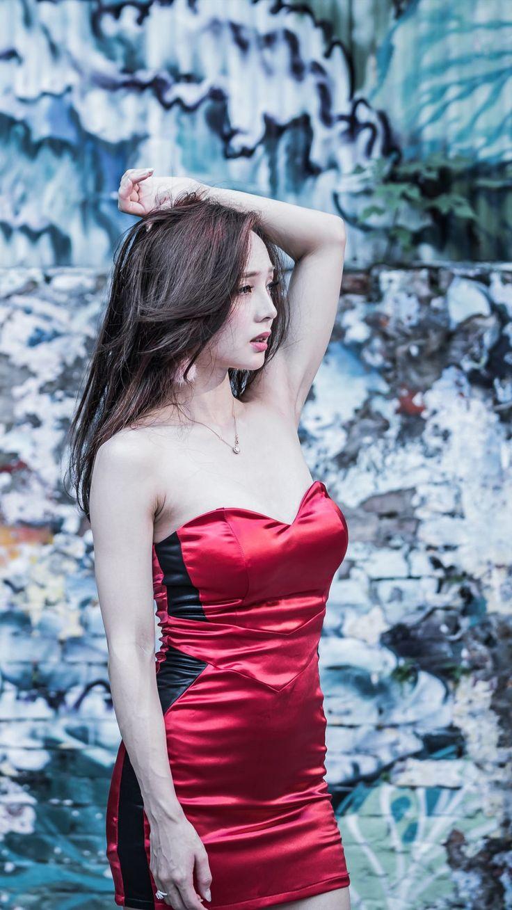 736x1308 Asain Girl In Hot Red Dress 4K Ultra HD Mobile Wallpaper. Hot red dress, Red dress, Womens fashion casual outfits