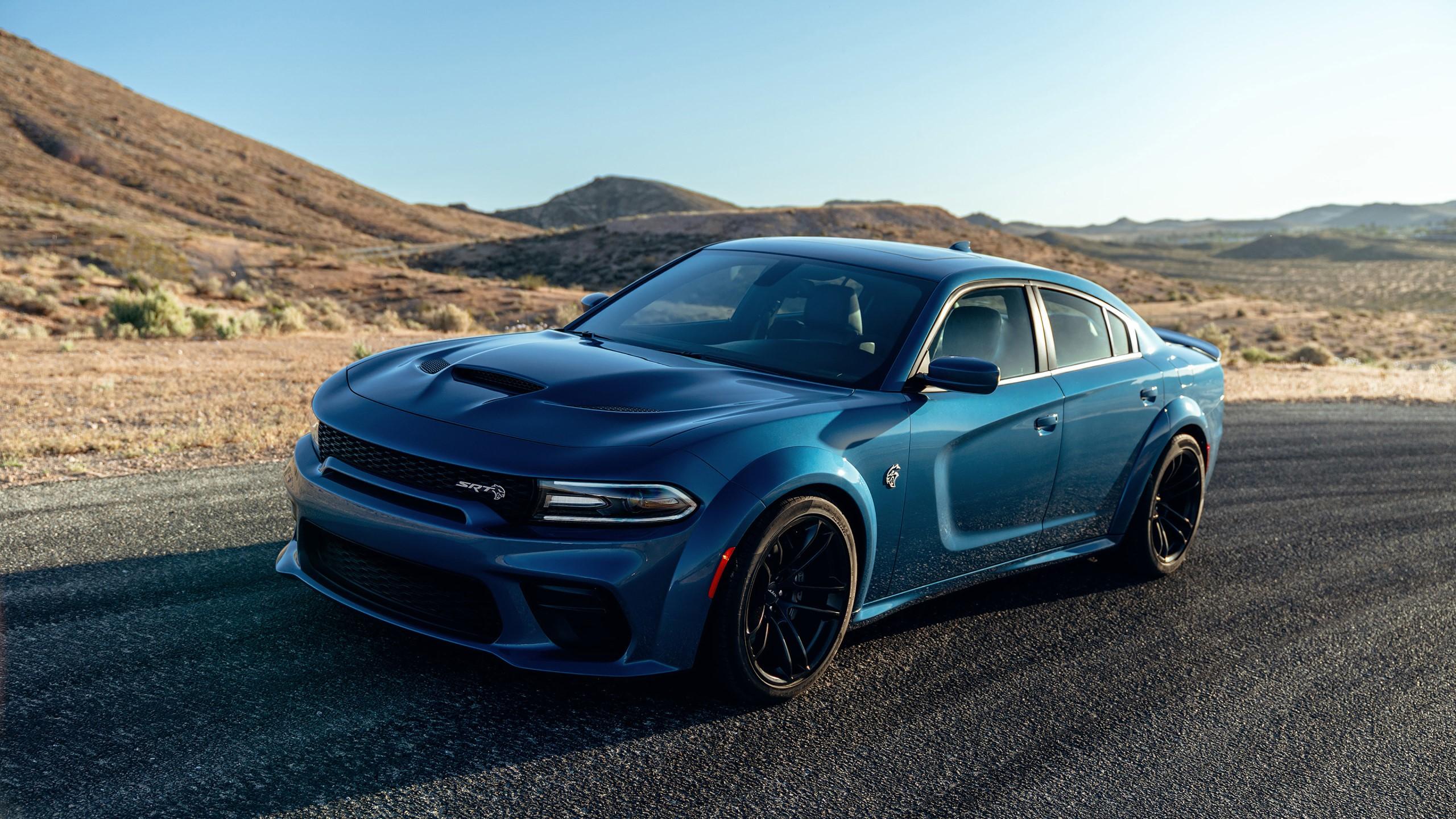 2560x1440 Dodge Charger Hellcat, Dodge, vehicle, blue cars, hellcat, car Gallery HD Wallpaper
