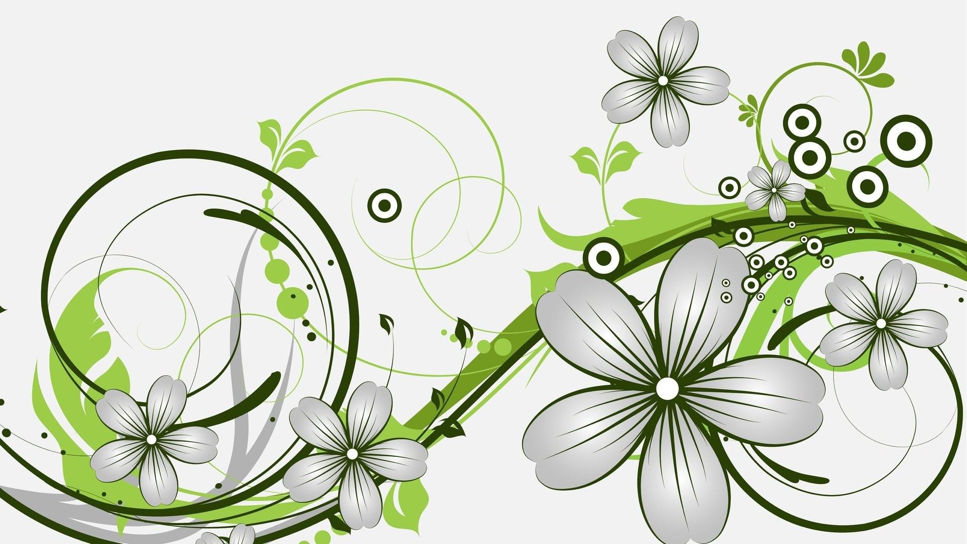 1920x1080 Women's Day Vector Flowers Image