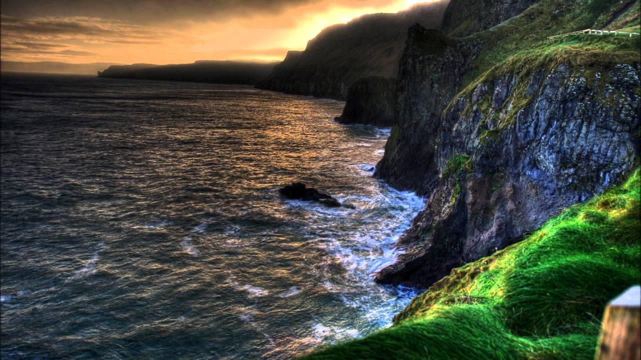 1280x720 ireland wallpaper, nature, body of water, natural landscape, sky, coast