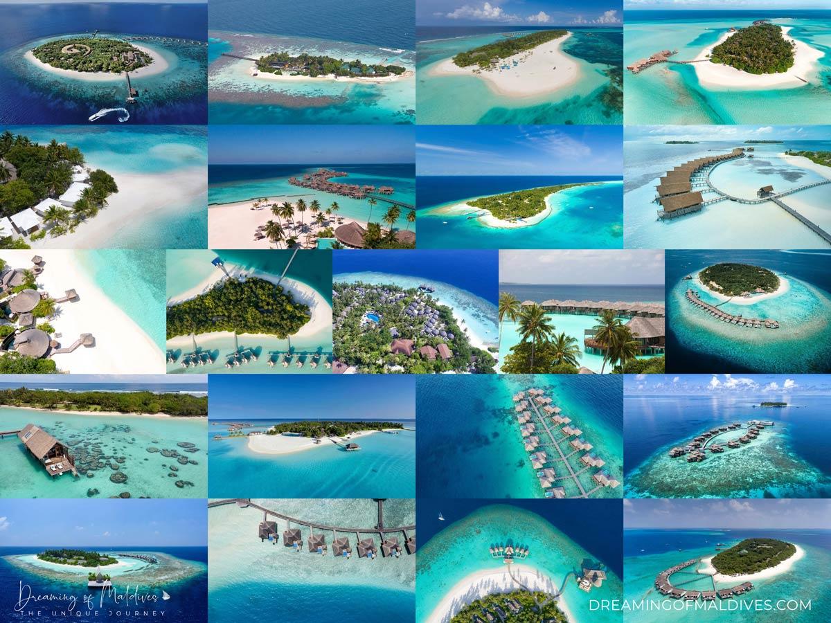 1200x900 A Beautiful Patchwork of Maldives Resorts Aerial Views. 30 Photo