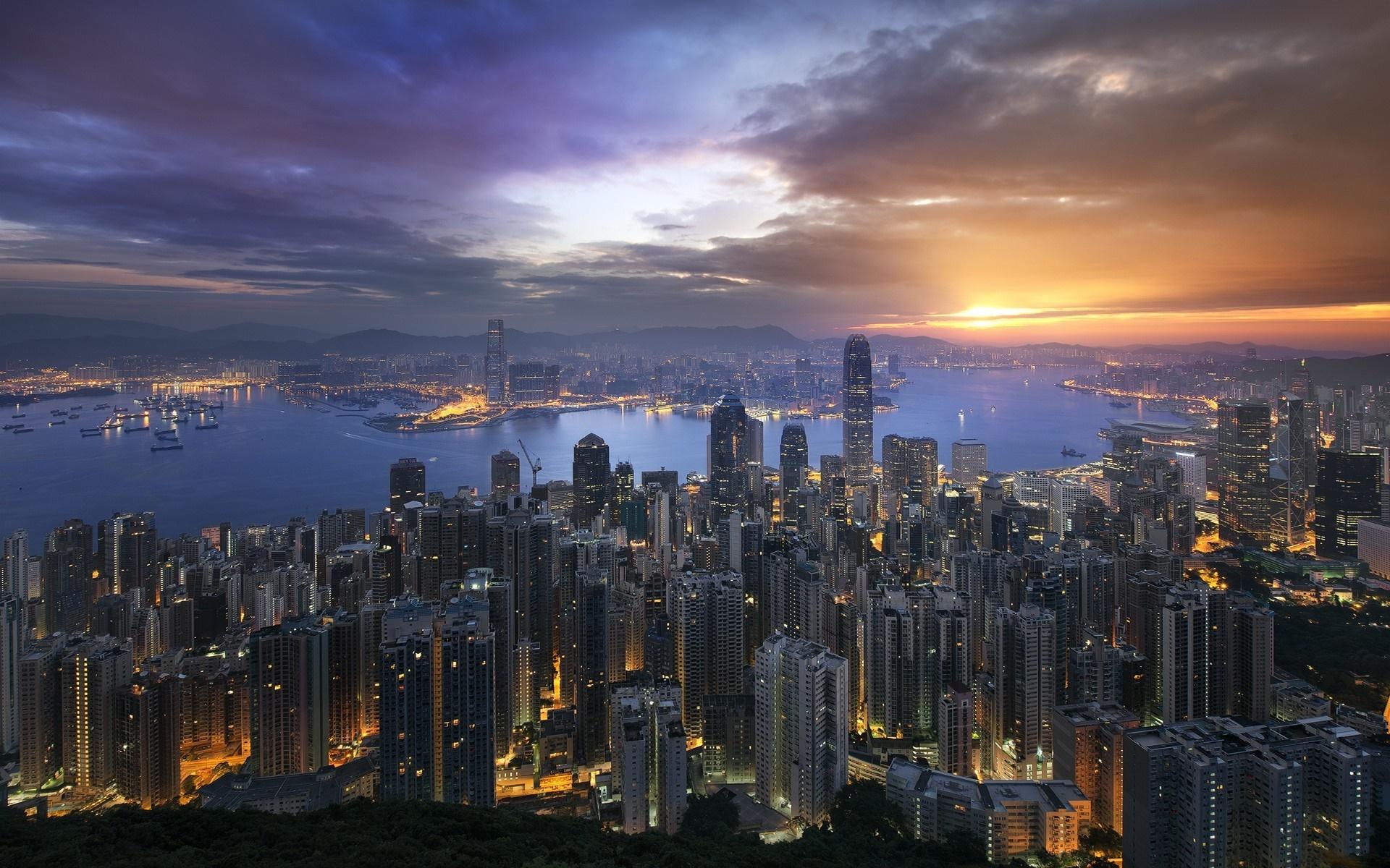 1920x1200 city urban cityscape hong kong skyscraper wallpaper Gallery HD Wallpaper