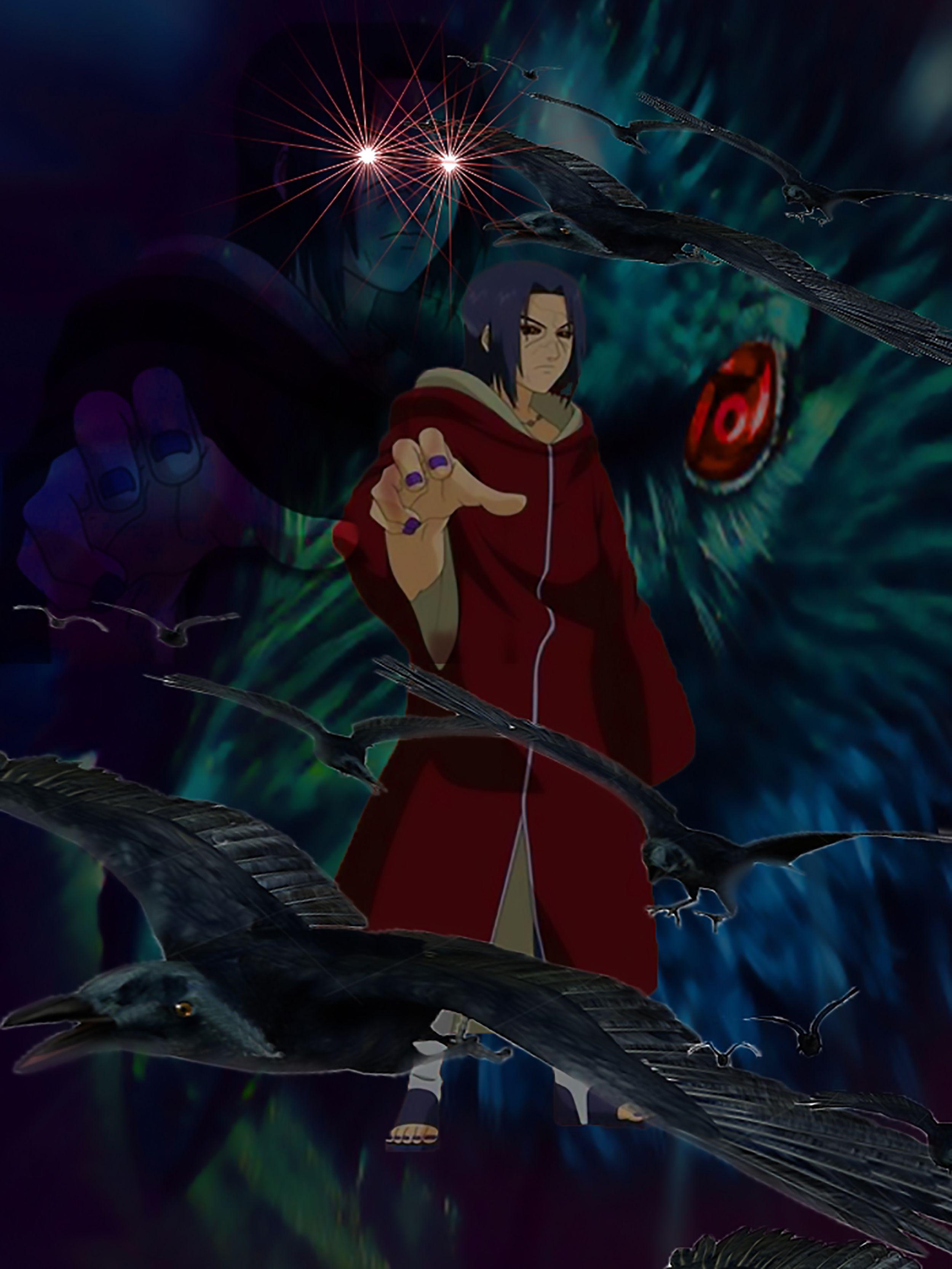 2500x3332 Amaterasu Itachi Wallpaper
