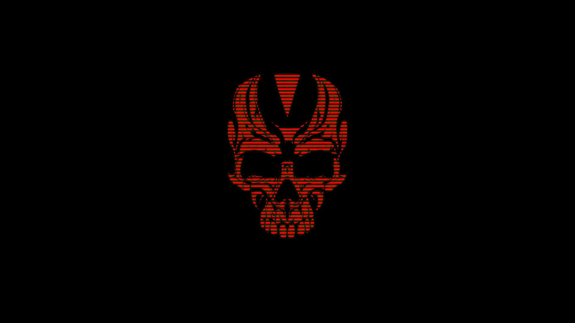 1920x1080 Red Skull Black 4k Laptop Full HD 1080P HD 4k Wallpaper, Image, Background, Photo and Picture