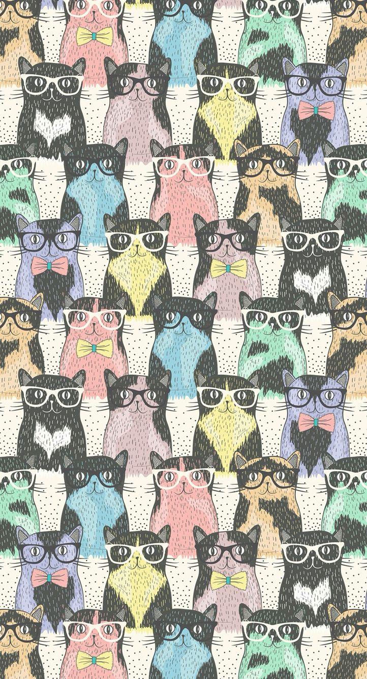 722x1334 Free Hipster Cat Wallpaper High Resolution at Wildlife Monodomo
