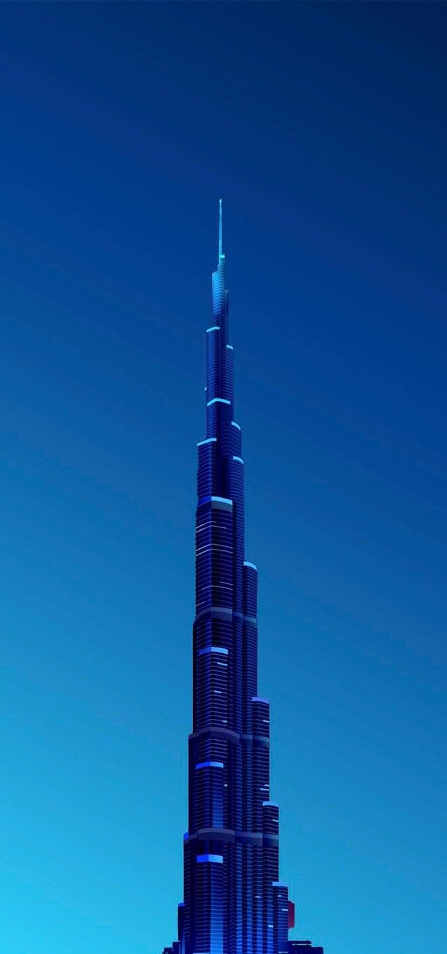 640x1364 Dubai, Burj khalifa wallpaper for blur iPhone 13