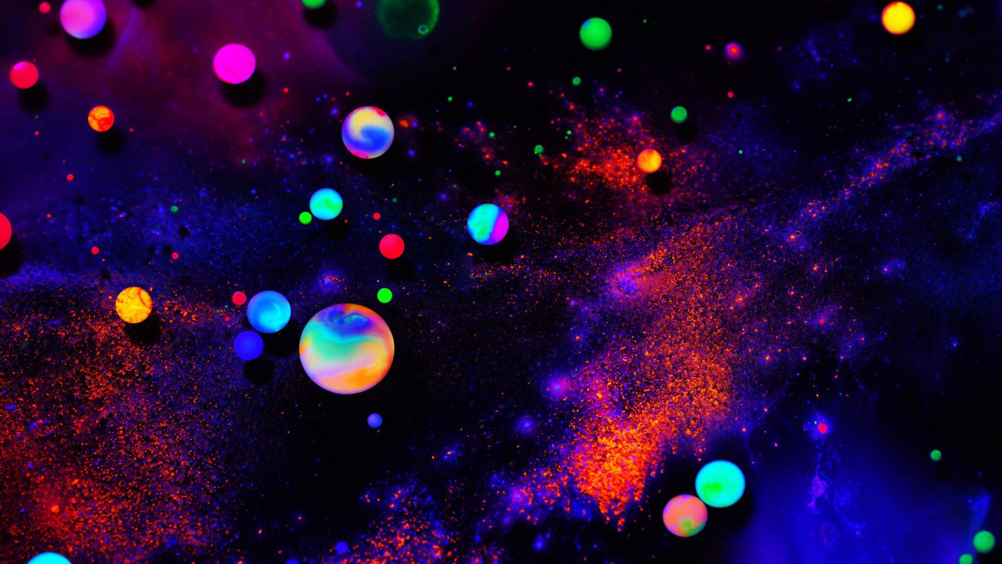 2048x1152 Neon Computer Wallpaper