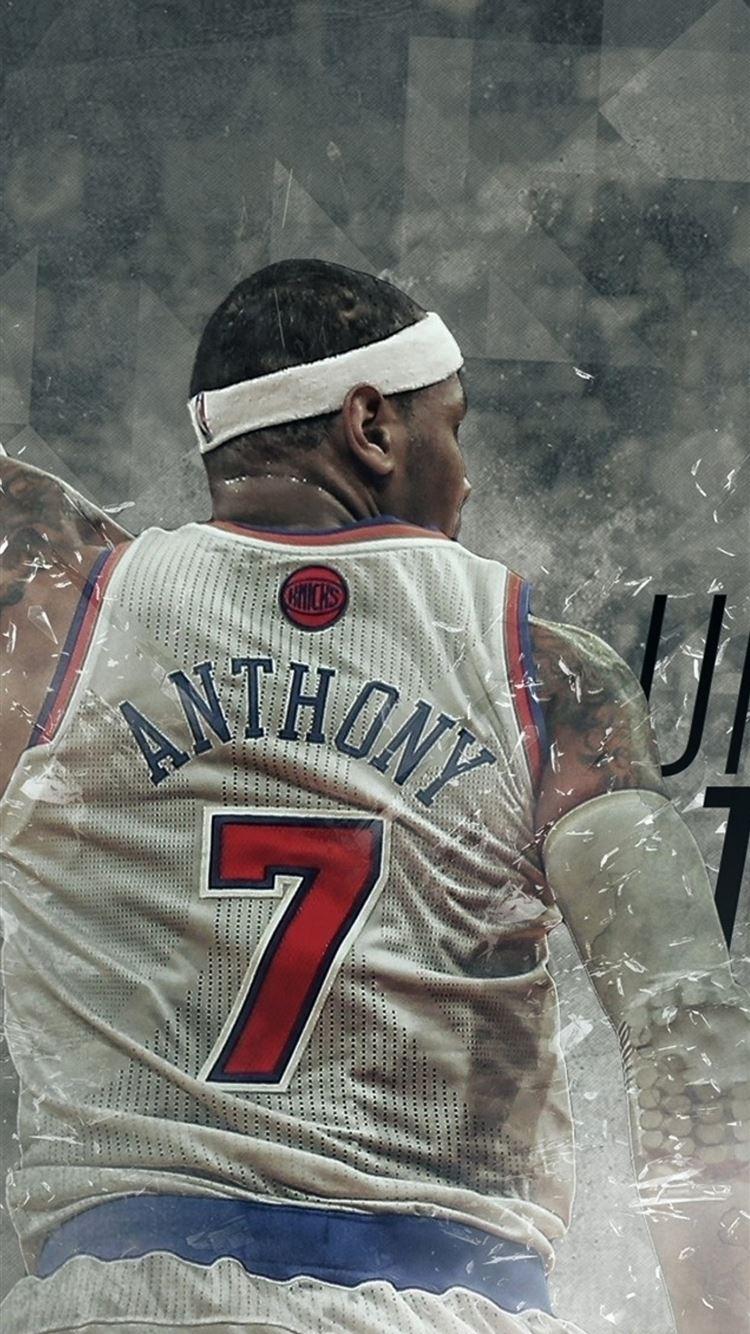 750x1334 Carmelo Anthony New York Knicks Basketball iPhone 8 Wallpaper Free Download