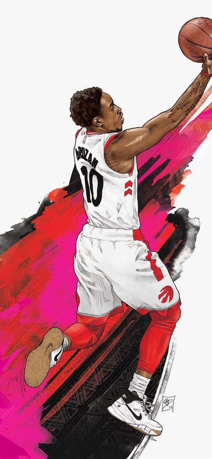 736x1593 Demar Derozan illustrated poster #CarmeloAnthony #SportCelebrity #BasketballCelebrity #UnitedStates #iPhoneXWallpaper. Illustration, Wallpaper, Poster