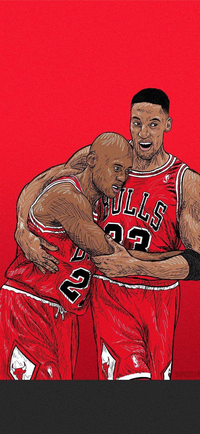 828x1792 Scottie Pippen HD Background iPhone 11 Wallpaper Free Download