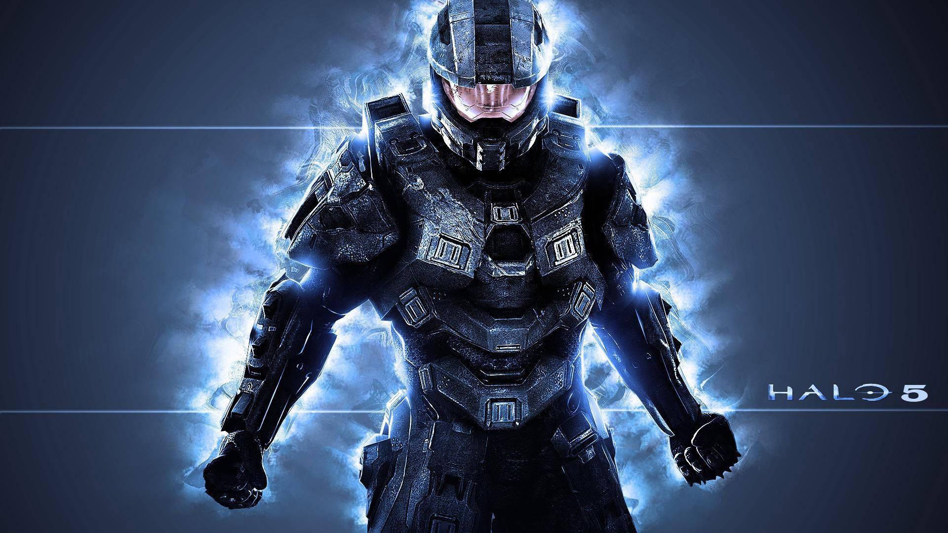 1920x1080 Download Halo 5 Master Chief Electricity Wallpaper