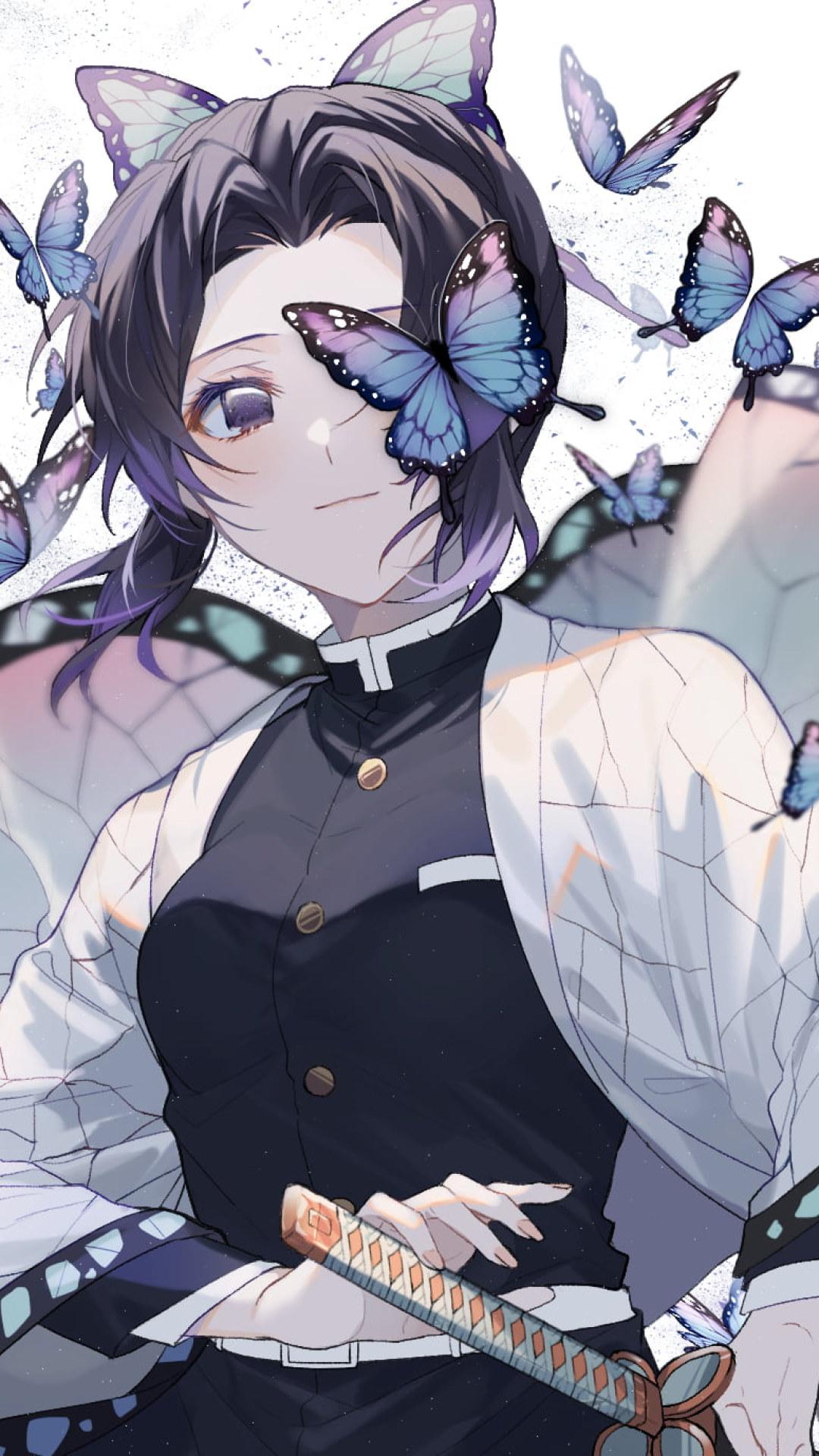 1080x1920 Wallpaper Anime, Demon Slayer Kimetsu No Yaiba, Butterfly • Wallpaper For You