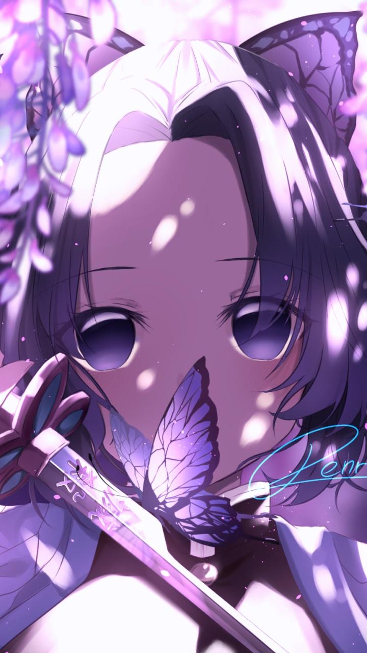 720x1280 Wallpaper / Anime Demon Slayer: Kimetsu no Yaiba Phone Wallpaper, Butterfly, Shinobu Kochou, 720x1280 free download