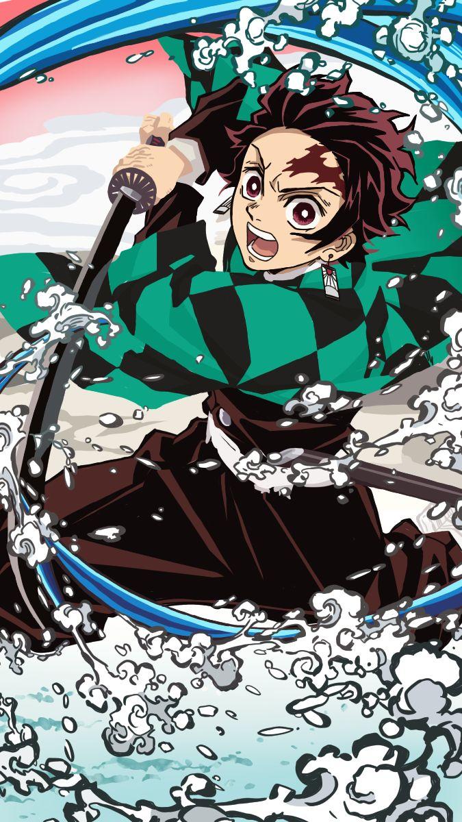 675x1200 Demon Slayer wallpaper phone background. Anime guys, Anime, Manga anime one piece