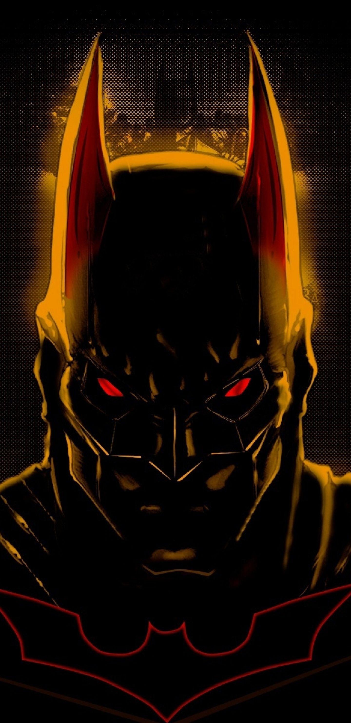 1440x2960 Evil Batman Wallpaper