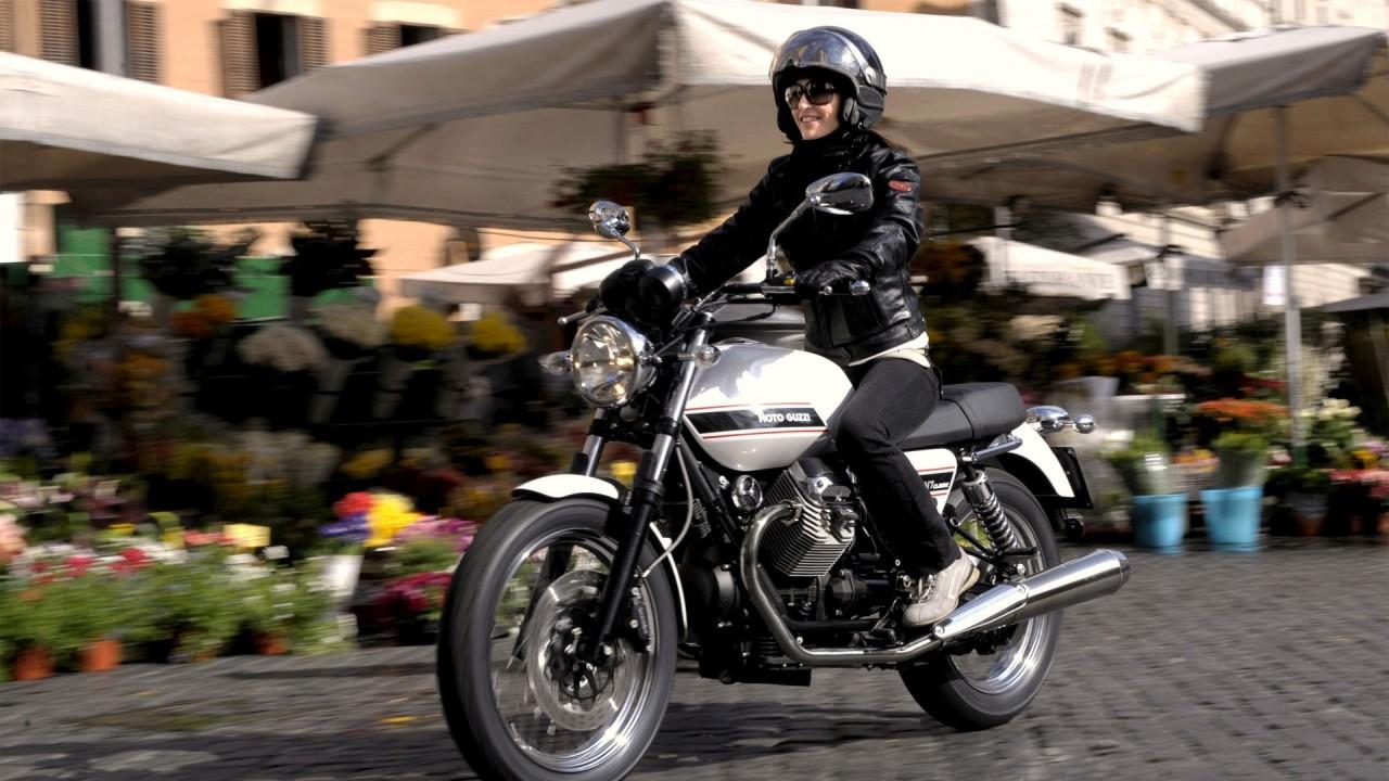 1280x720 Moto Guzzi and The Girl 3D Models. Free