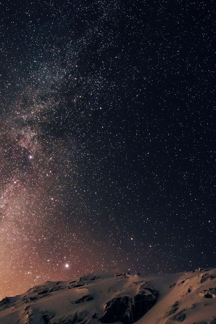 735x1102 Official iPhone6 Starry Sky Mountain Wallpaper. Sky aesthetic, Mountain wallpaper, Dark wallpaper
