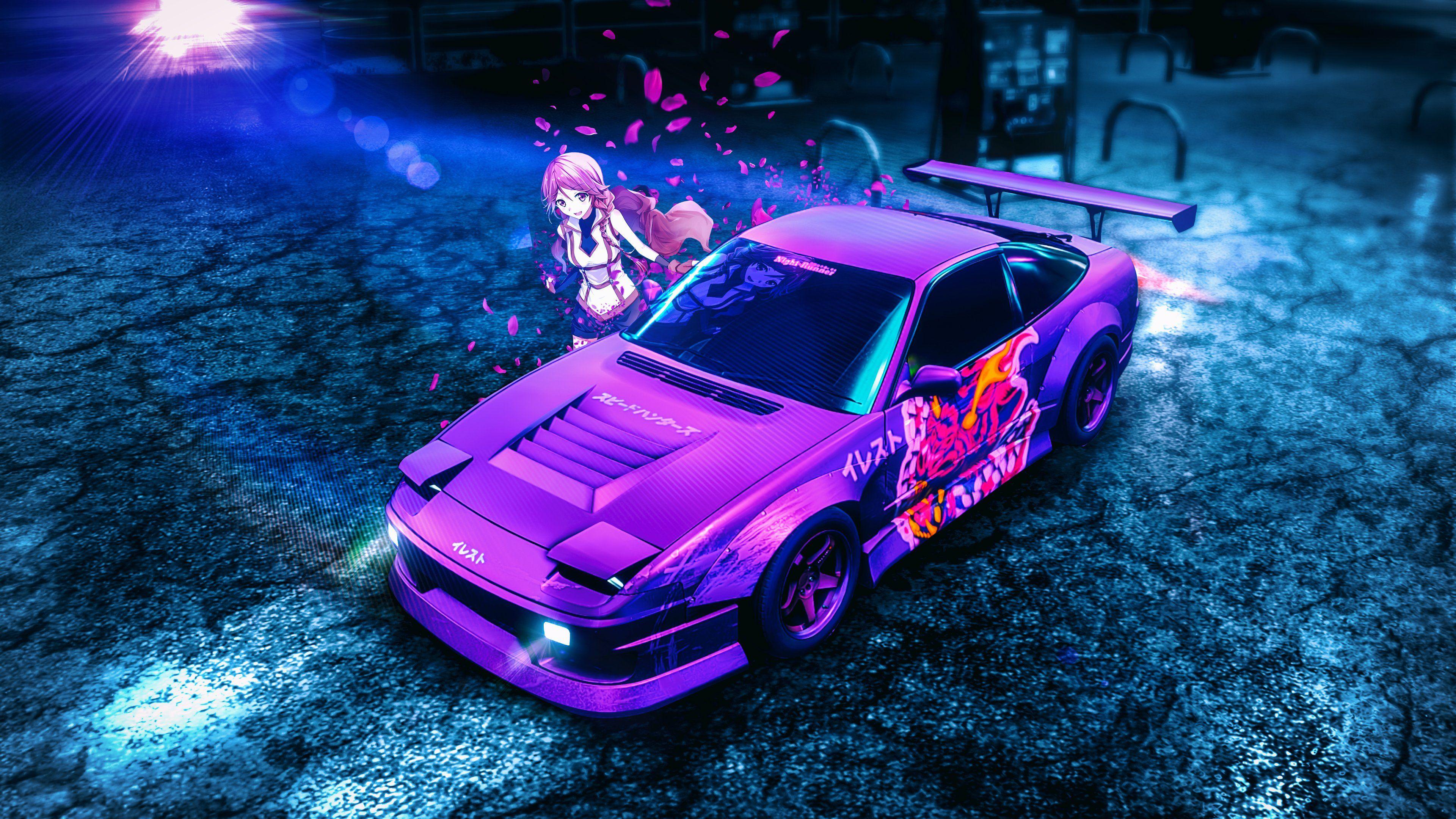 4K Anime Car Wallpapers - Top Free 4K Anime Car Backgrounds