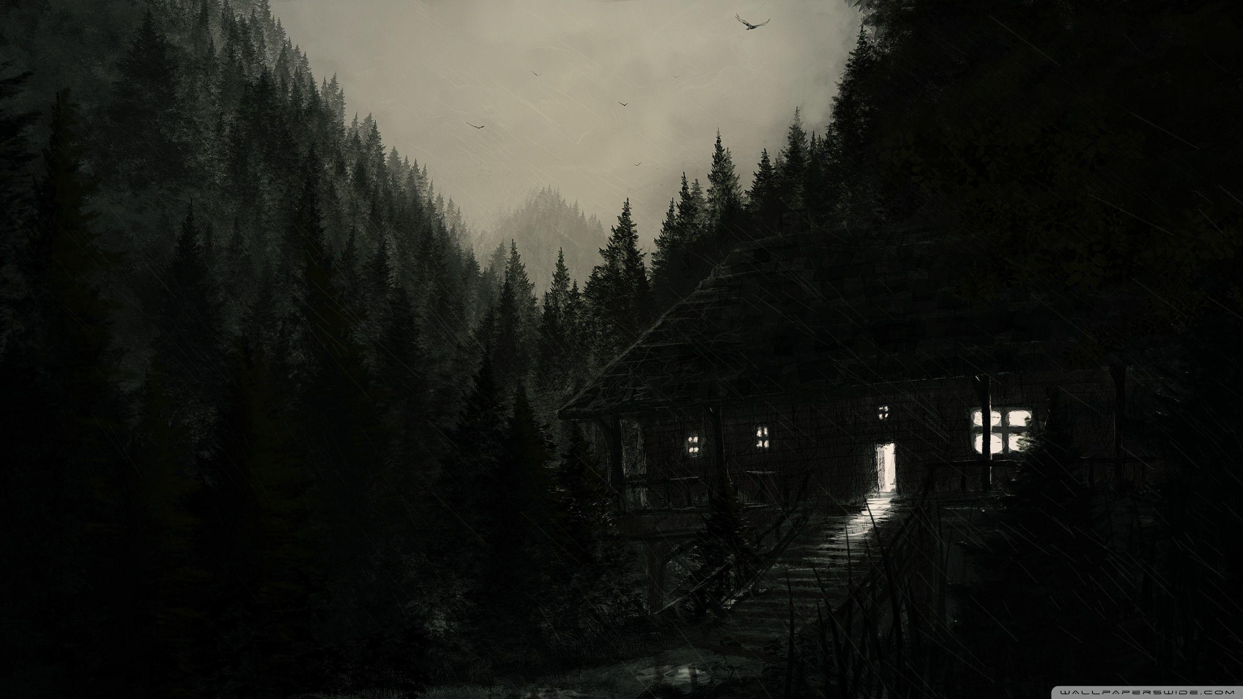 2560x1440 4K Rain Wallpaper