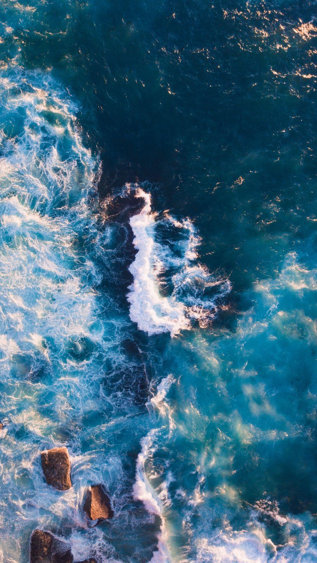 Blue Ocean iPhone Wallpapers - Top Free Blue Ocean iPhone Backgrounds