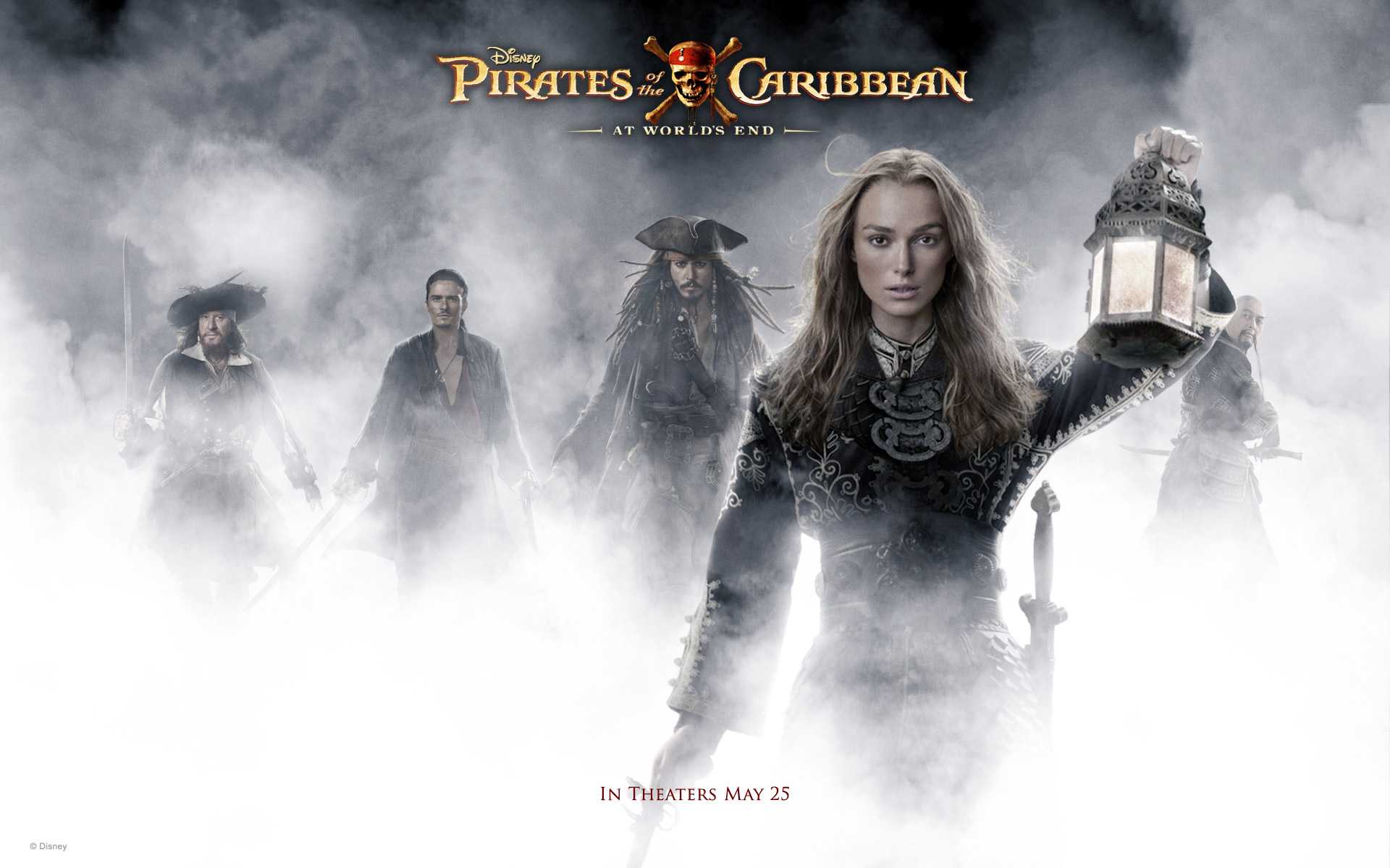 1920x1200 Pirates Of The Caribbean Trilogy Wallpaper